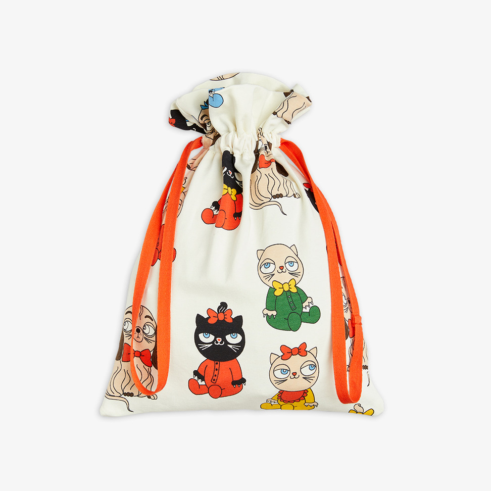 Mini rodini 犬セットアップ　116-122 Dog baby set Offwhite | Mini Rodini