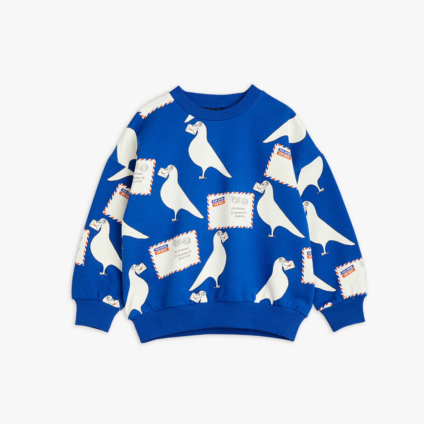 Sweatshirt Pigeon - Coupe Classique, Col Tissé, 241 G