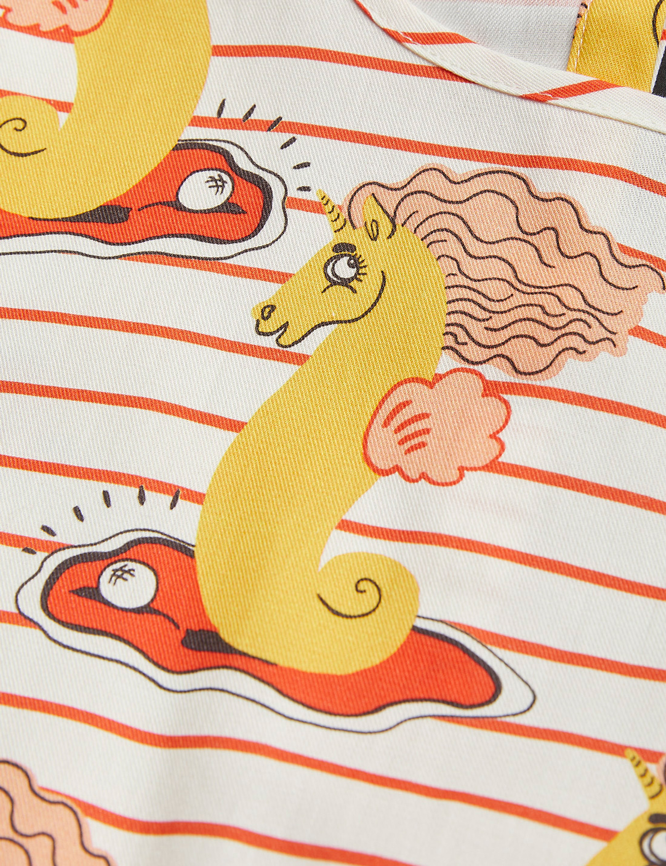 mini rodini unicorn dress Unicorn Noodles Woven SS Dress | Mini Rodini Dress