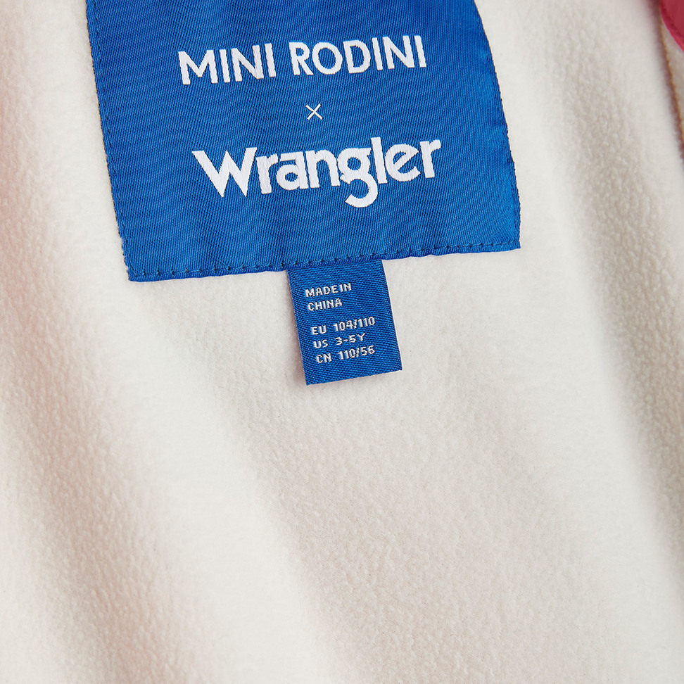 Minirodini×Wrangler ジャケット 104/110 M.Rodini x Wrangler Padded Jacket Pink | Mini Rodini
