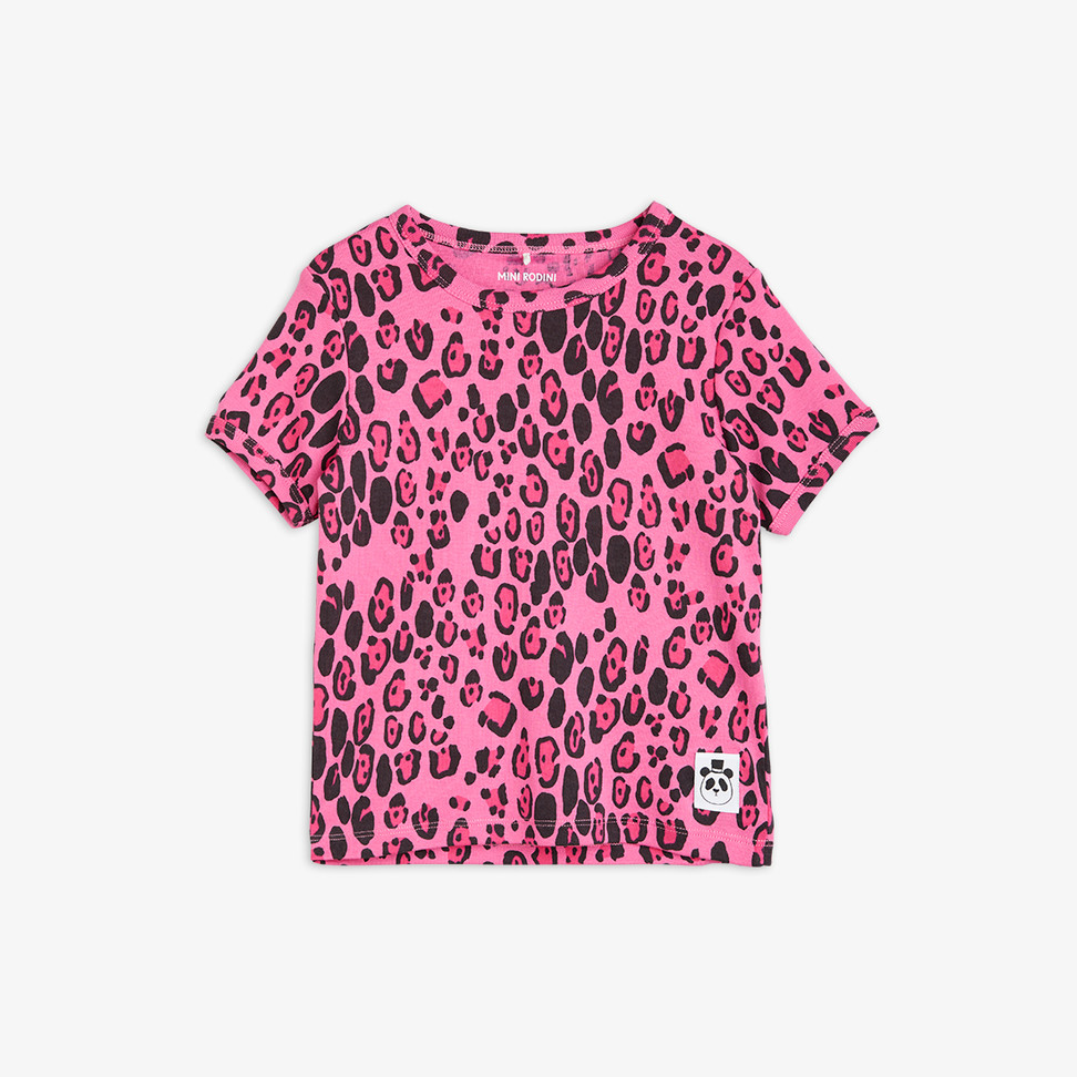 pink leopard t shirt