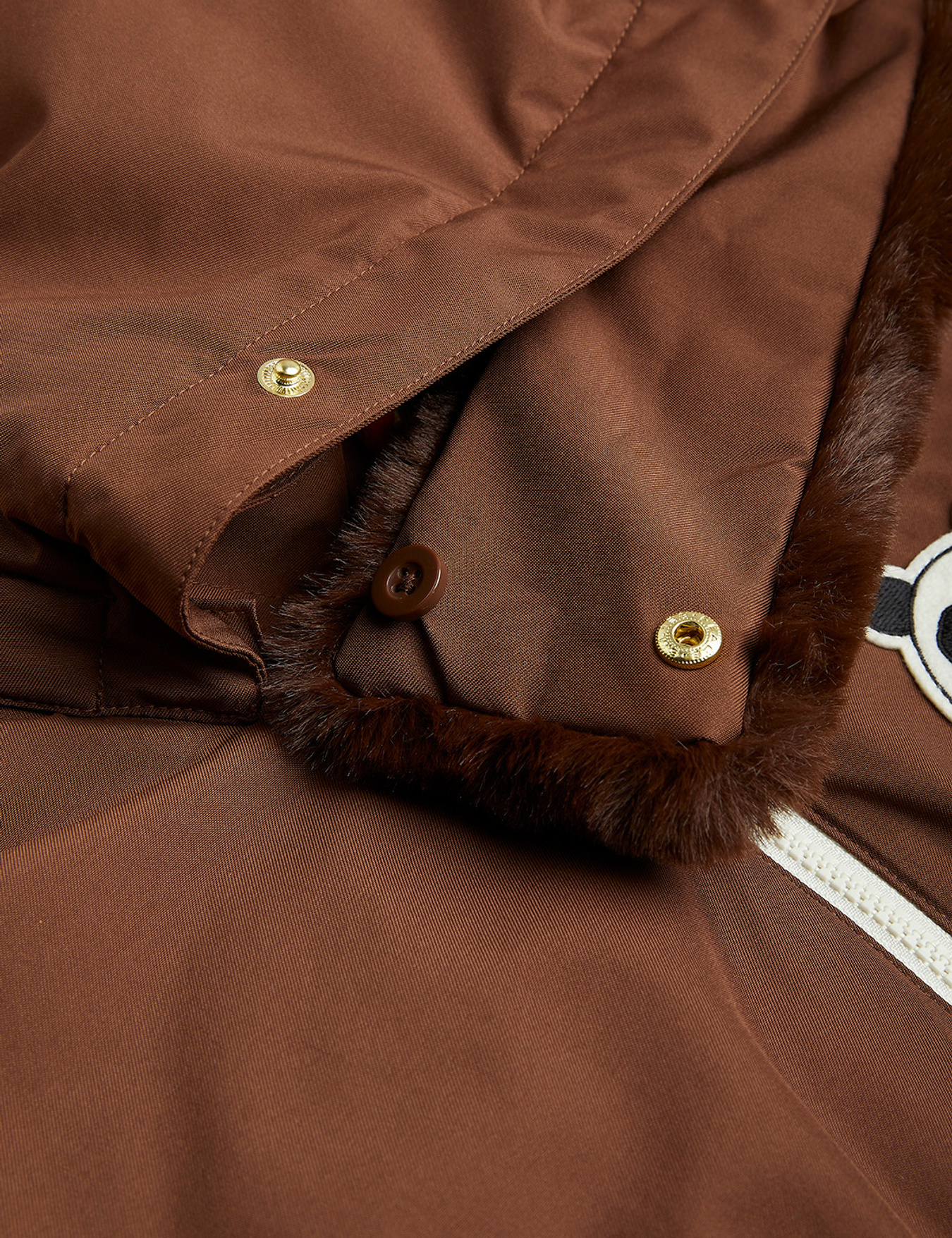 Panda Ski Jacket Brown | Mini Rodini
