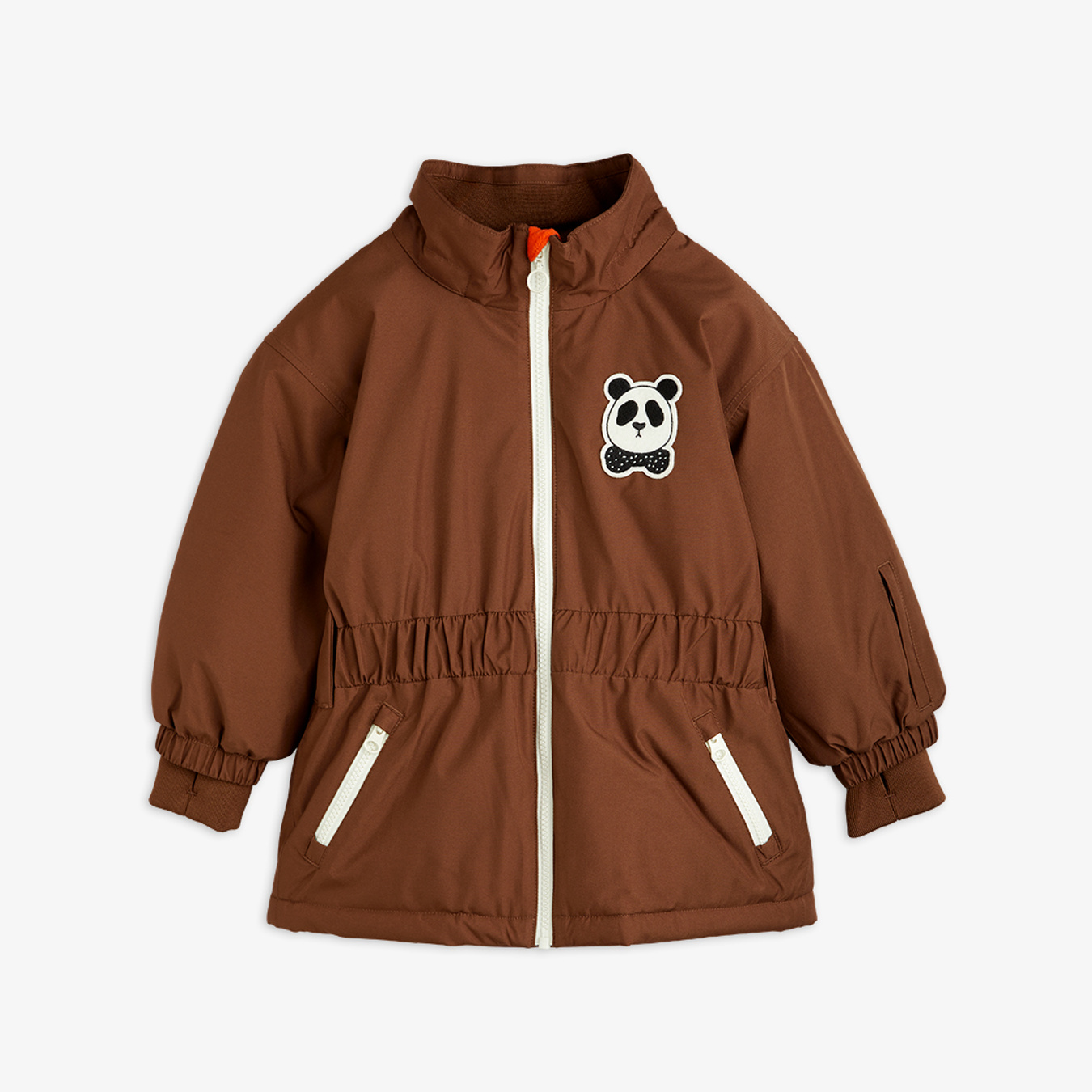 スキー Mini rodini Panda Ski Jacket Brown | Mini Rodini