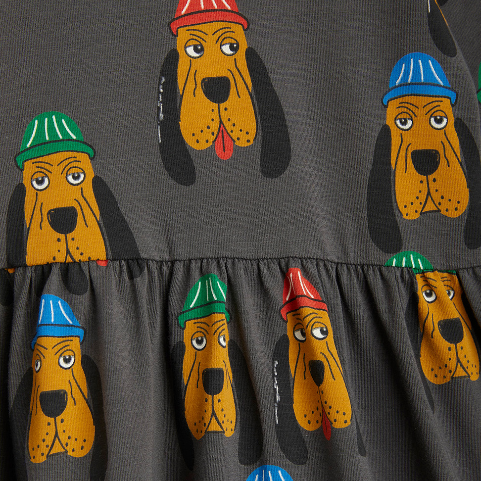 Mini Rodini Kids Bloodhound Short Sleeve Tee - OFF WHT