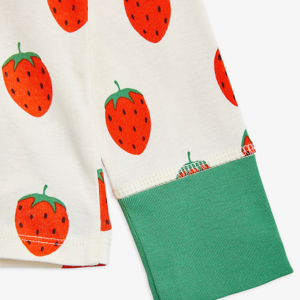 Strawberries Set Offwhite | Mini Rodini