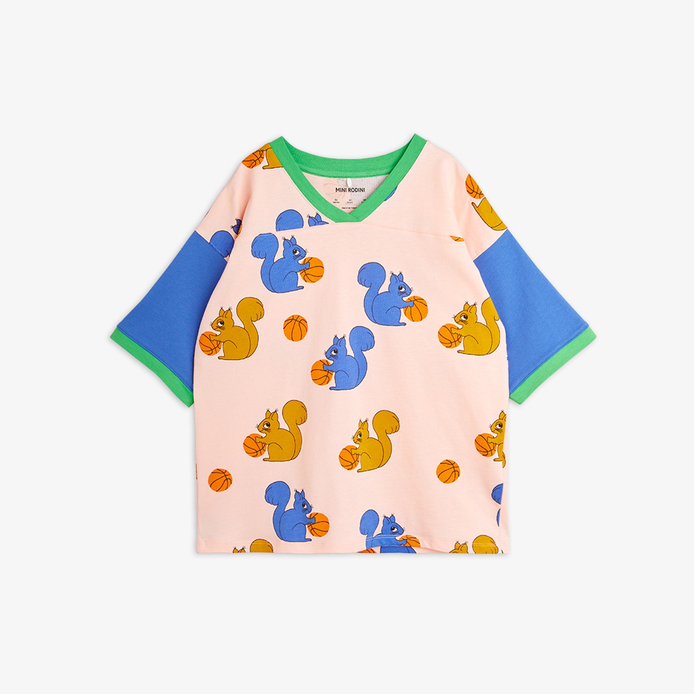 Squirrels Oversize T-Shirt Pink