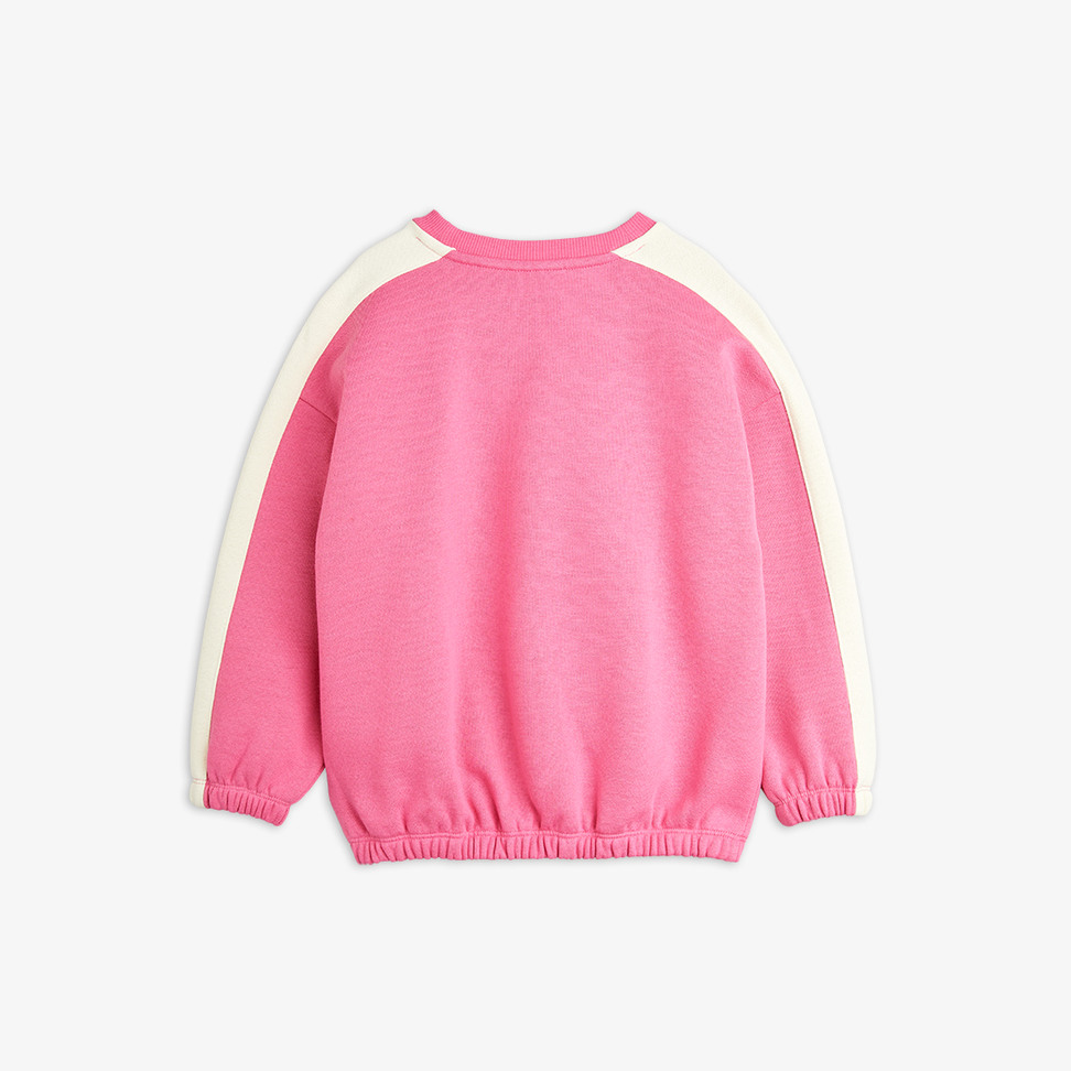 トップス MINI RODINI SWEATSHIRT 166/122 Mini Rodini Society Panel Sweatshirt Pink | Mini Rodini