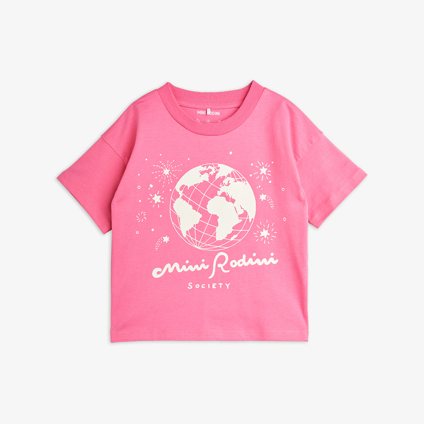 ★Mini Rodini★ギンガムチェックコットンTシャツ(Pink) 14362_2ba133e48e-2472012028-1-