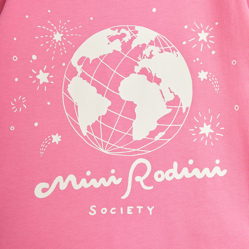 ★Mini Rodini★ギンガムチェックコットンTシャツ（Pink） 14362_8cca8804b8-2472012028-2-