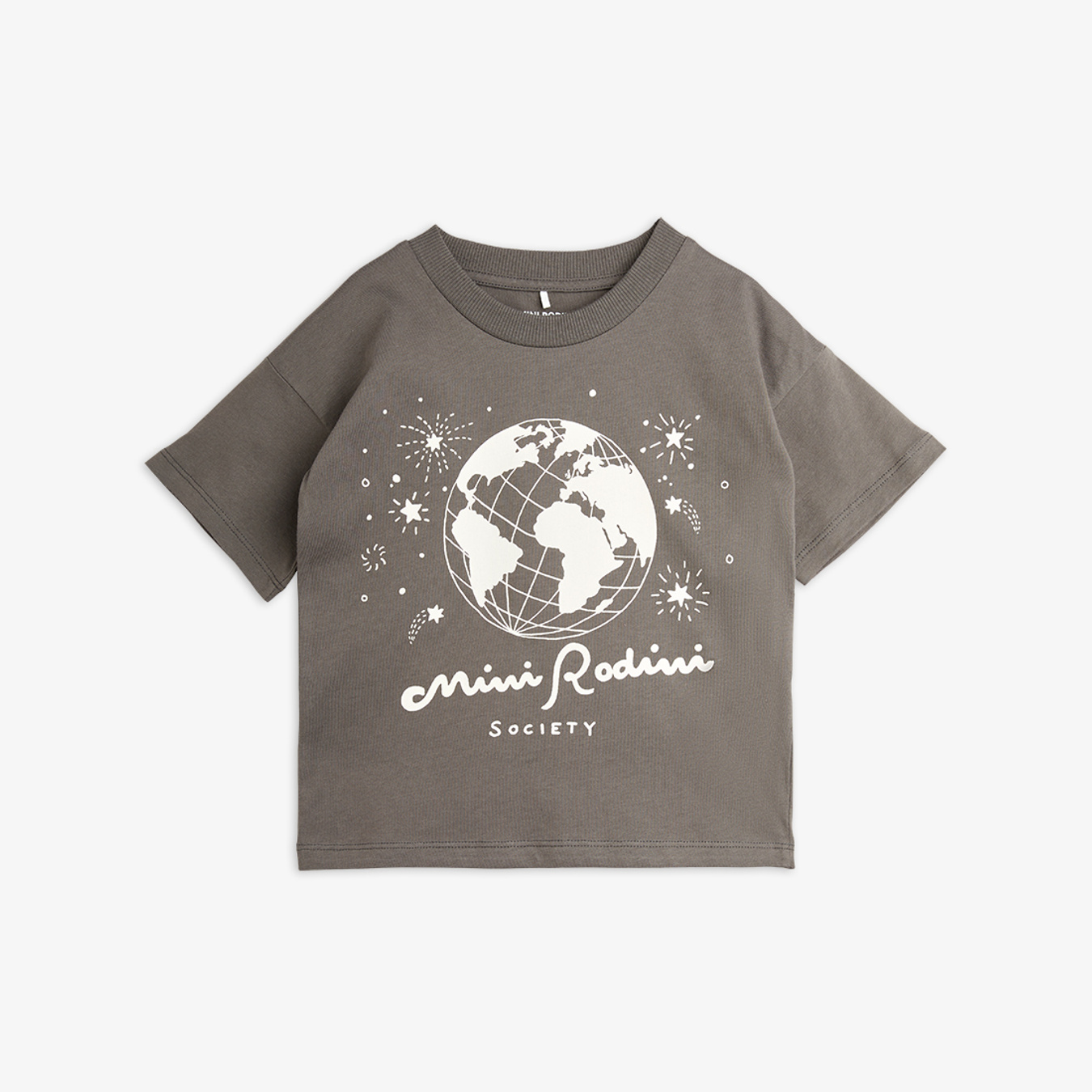 mini rodini マーメイド Tシャツ 80/86 Mini Rodini Society T-Shirt Grey | Mini Rodini