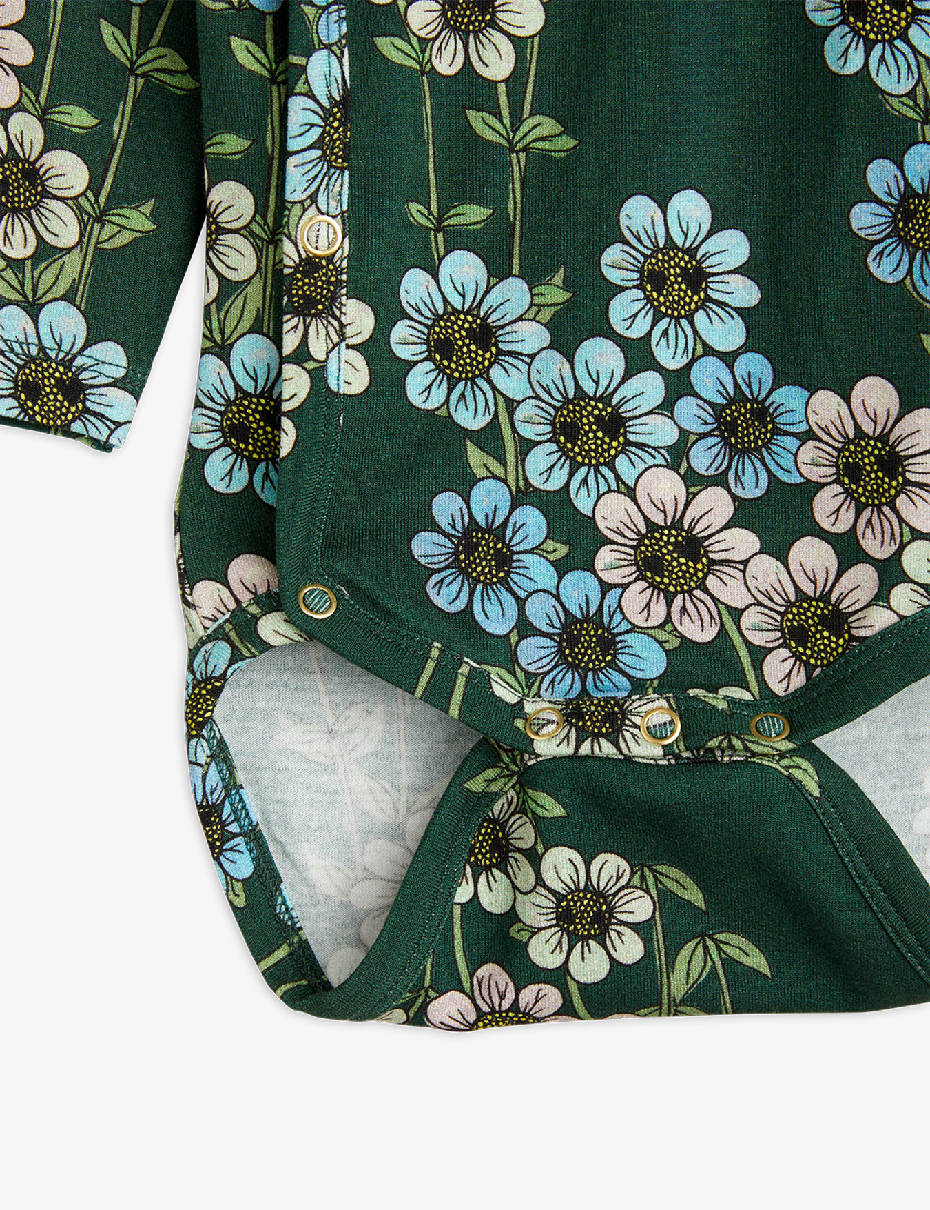 Daisys Set for Newborn Green | Mini Rodini