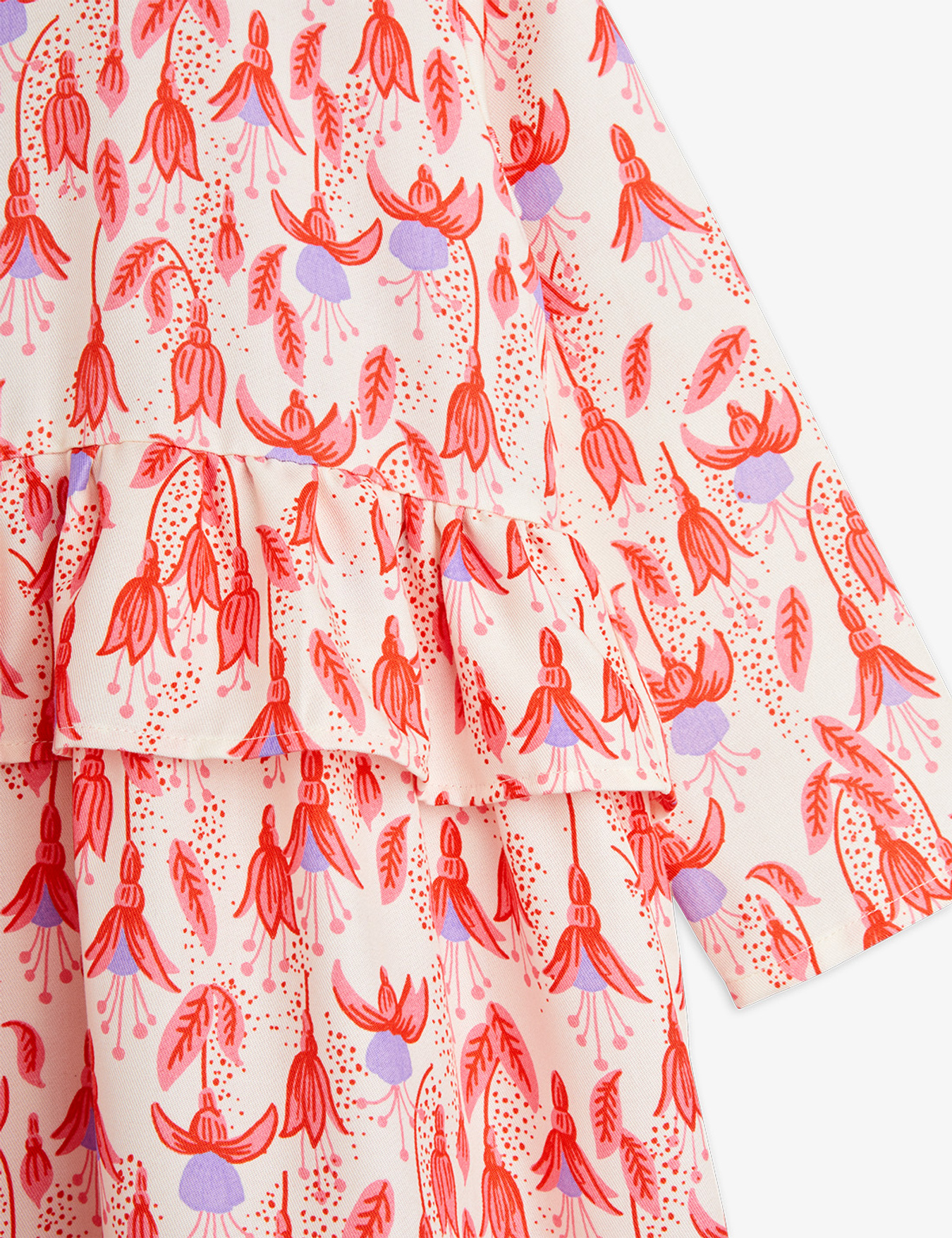【新品】mini rodini roses woven dress 92/98 Roses Woven Dress Pink | Mini Rodini