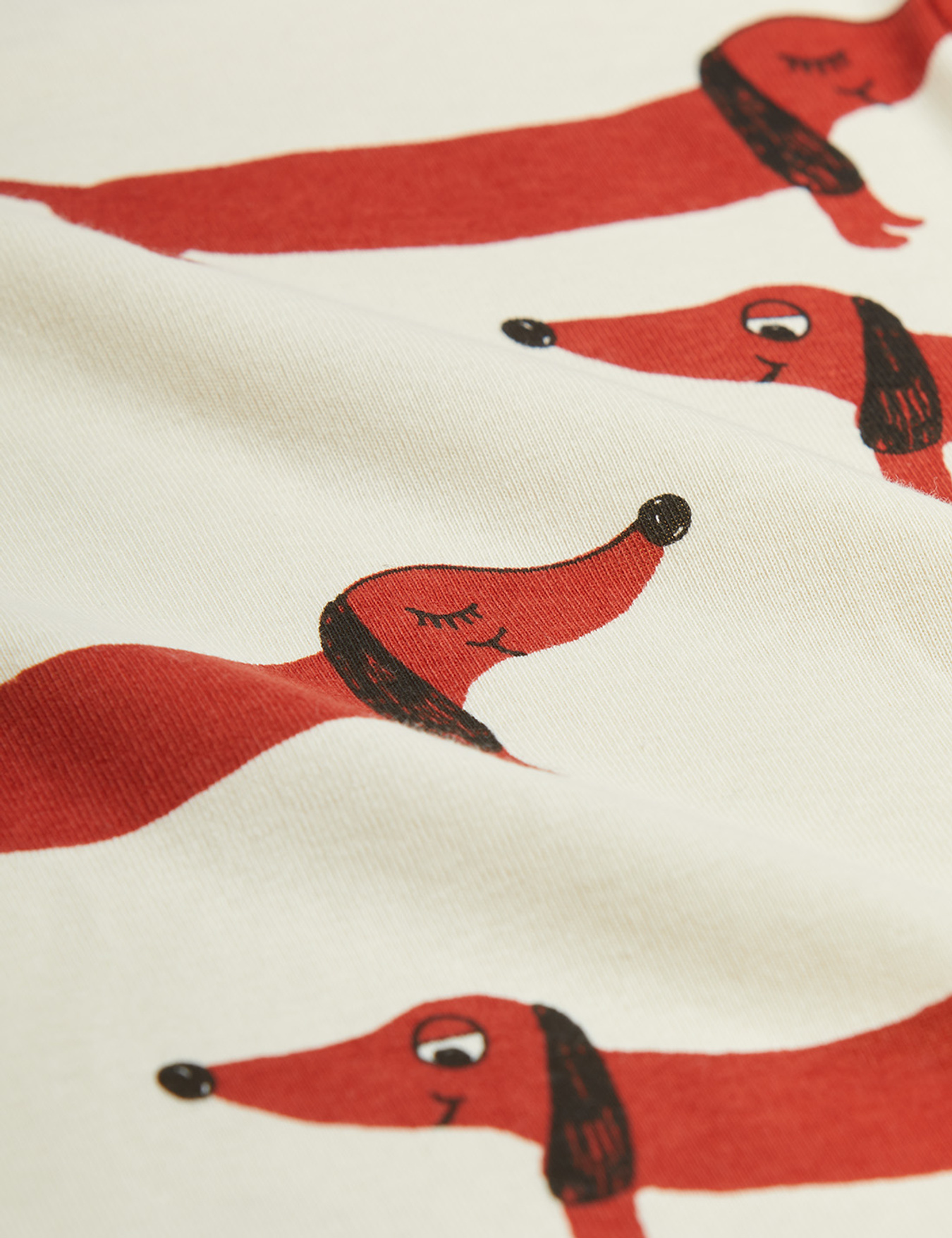 Dog T-shirt Offwhite | Mini Rodini