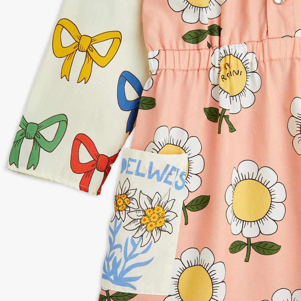 Patchwork Woven Dress Multi | Mini Rodini