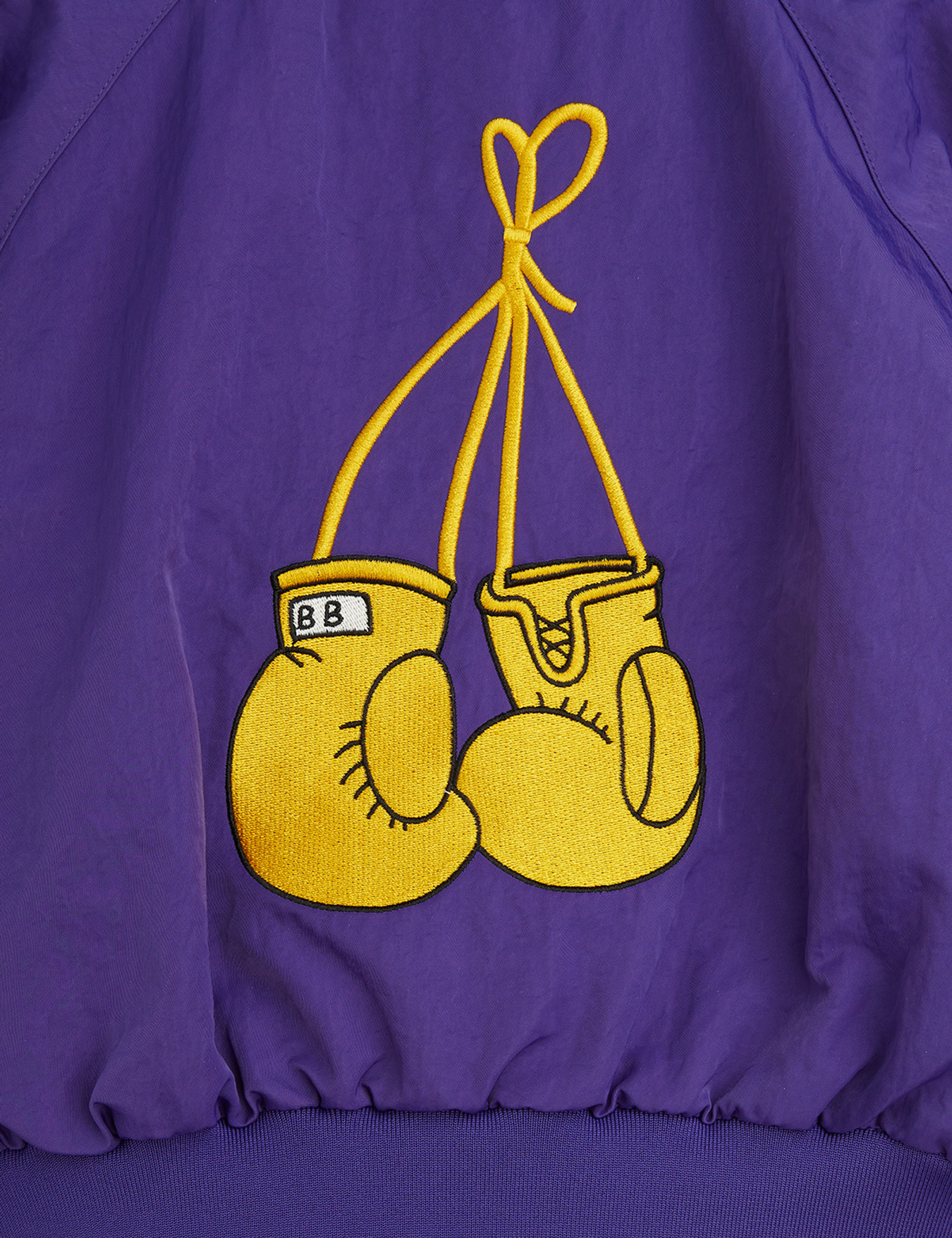 Besesaka Satin Baseball Jacket Purple | Mini Rodini