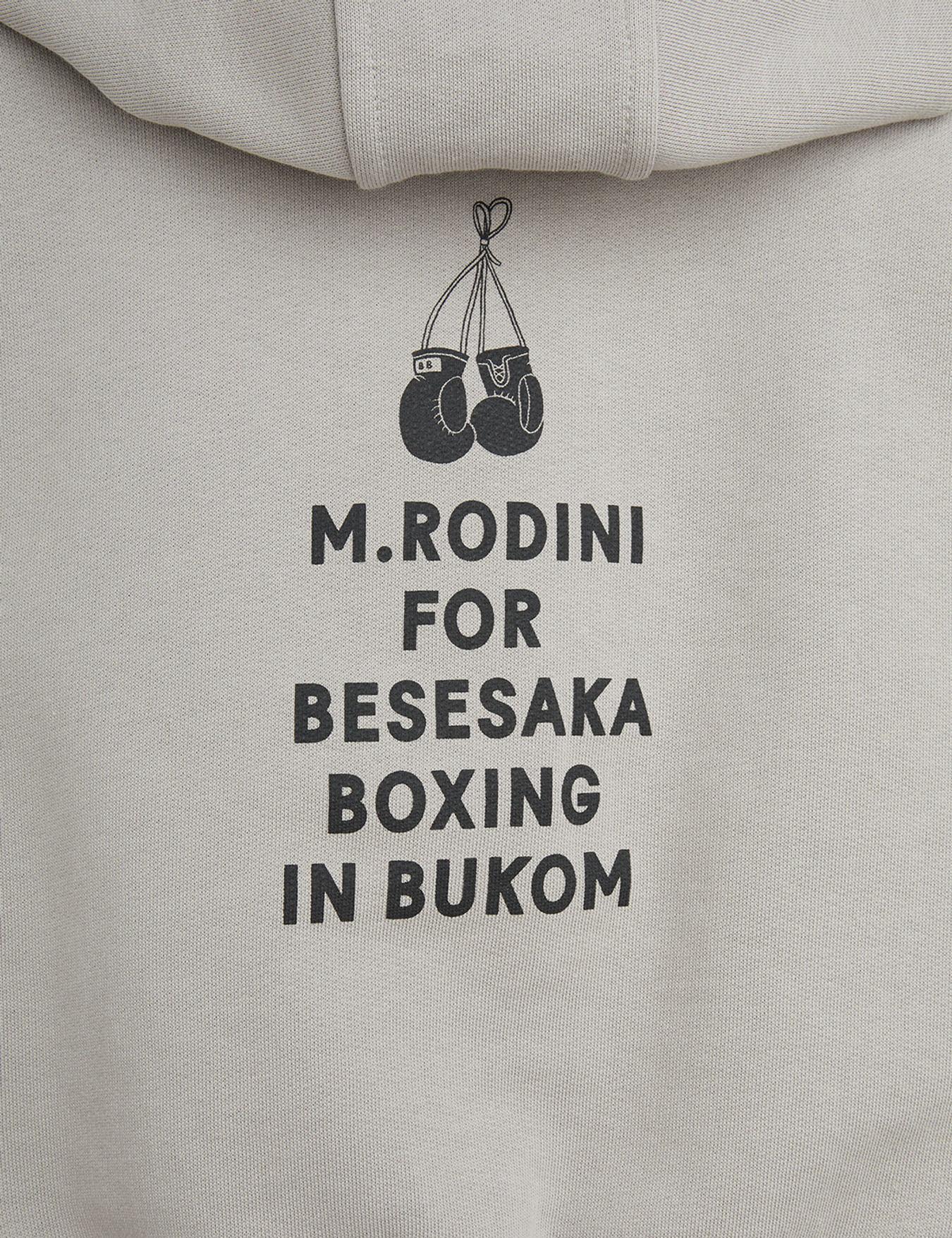 Besesaka Hoodie Vest Grey | Mini Rodini