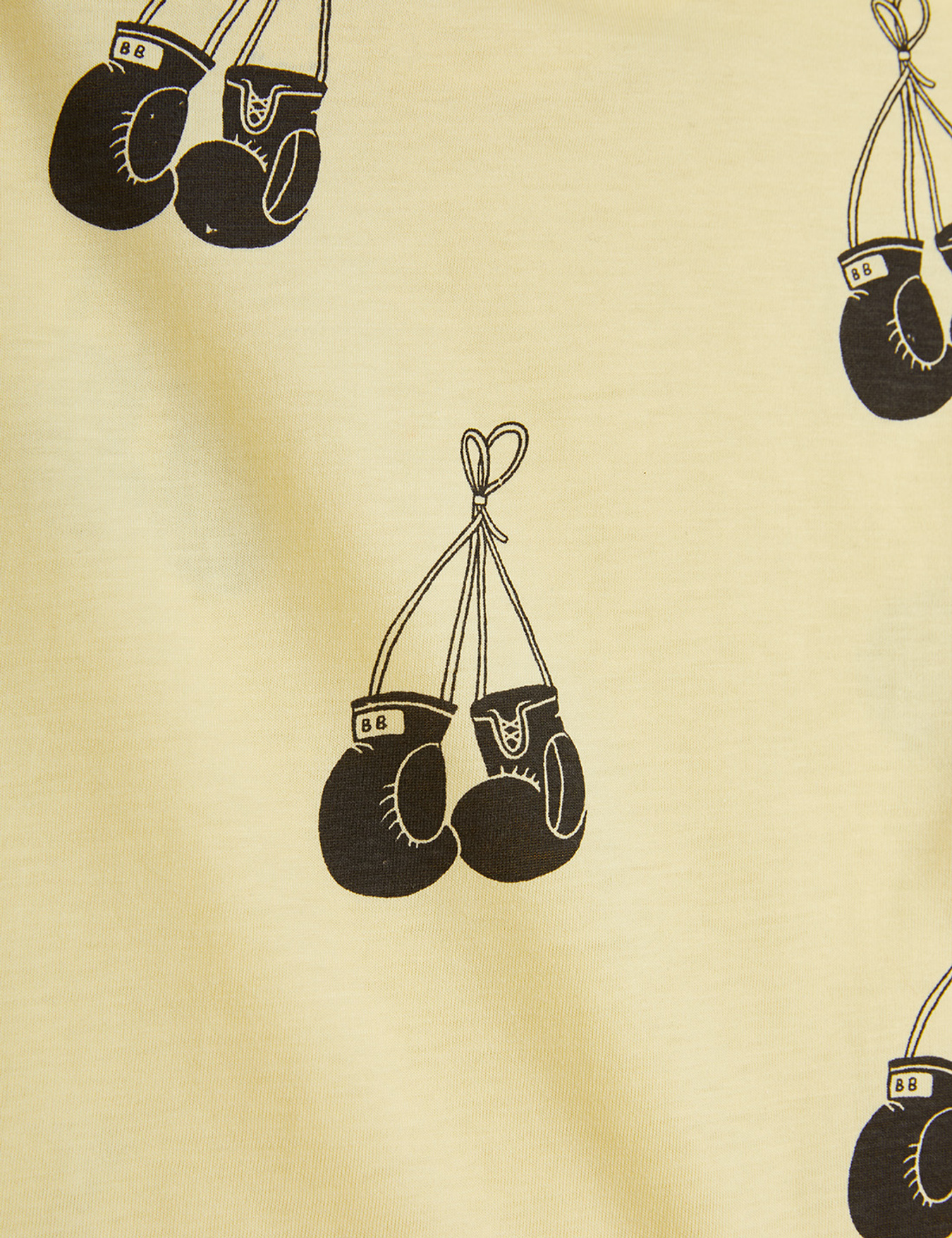 Besesaka Boxing Lightweight Hoodie Yellow | Mini Rodini