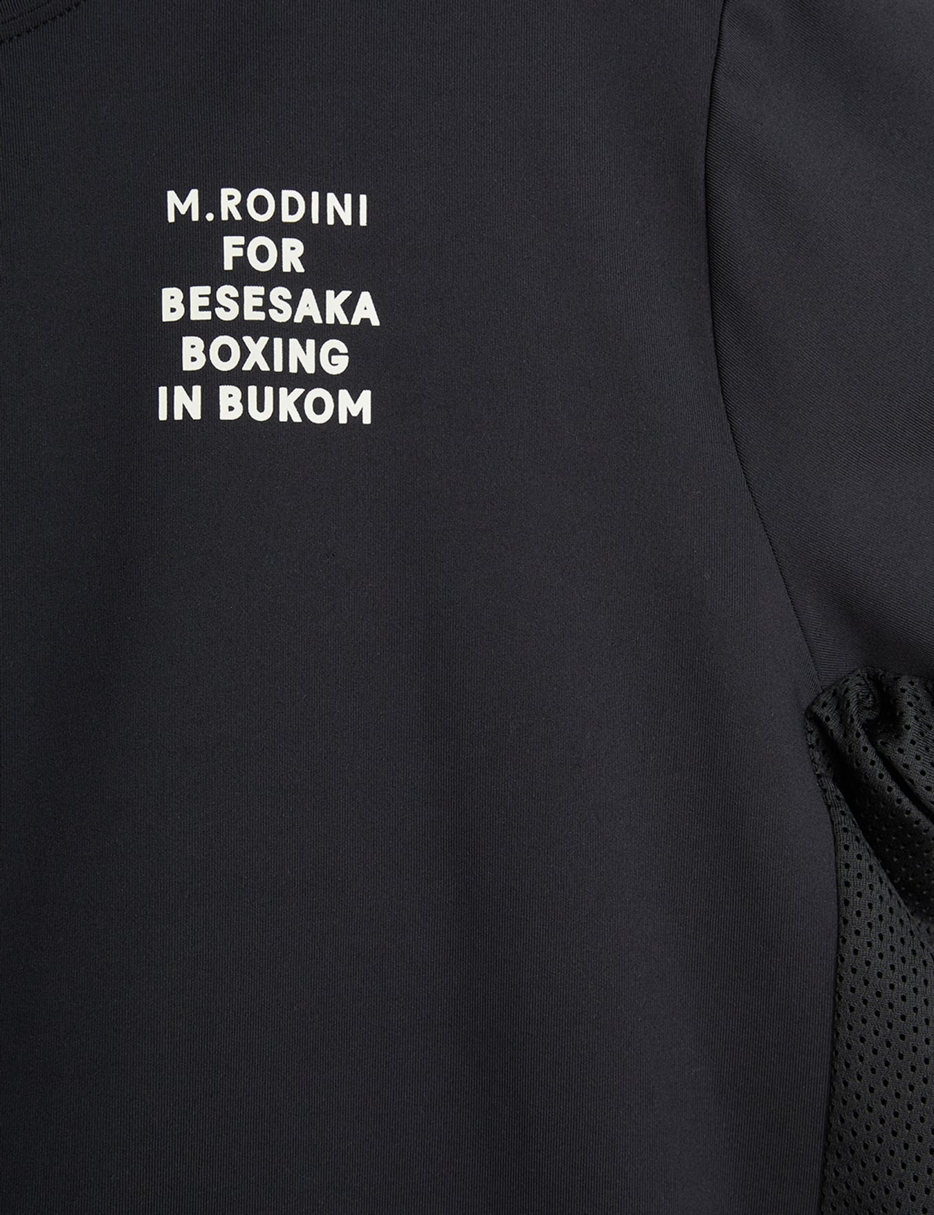 Besesaka Adult Mesh T-Shirt Black | Mini Rodini