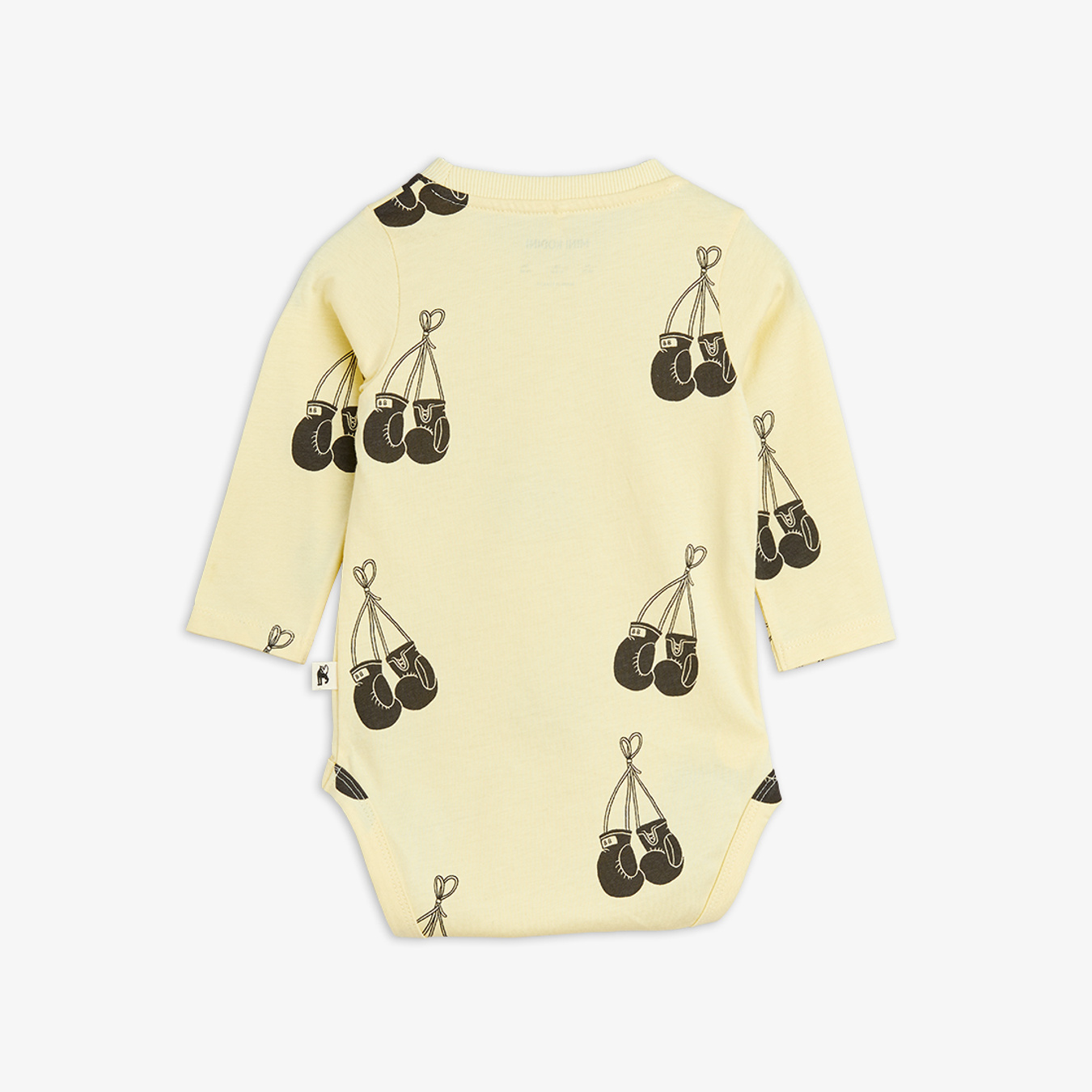 ★Mini Rodini★Mouse＆Cheeseコットンドレス/Yellow（9M-11Y) MINI RODINI Cherries Yellow Dress for Girls - Baby