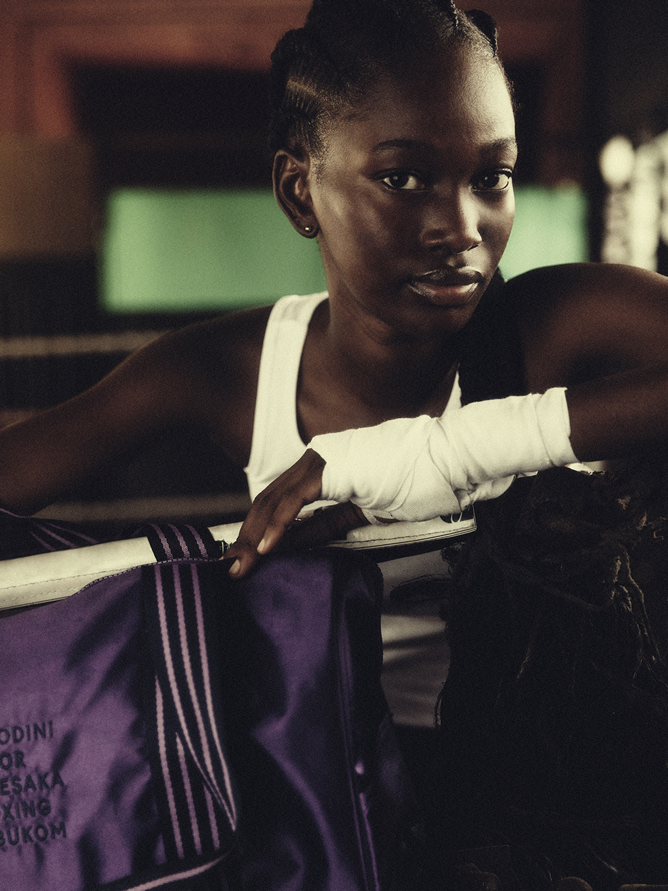 Besesaka Satin Gym Bag Purple | Mini Rodini