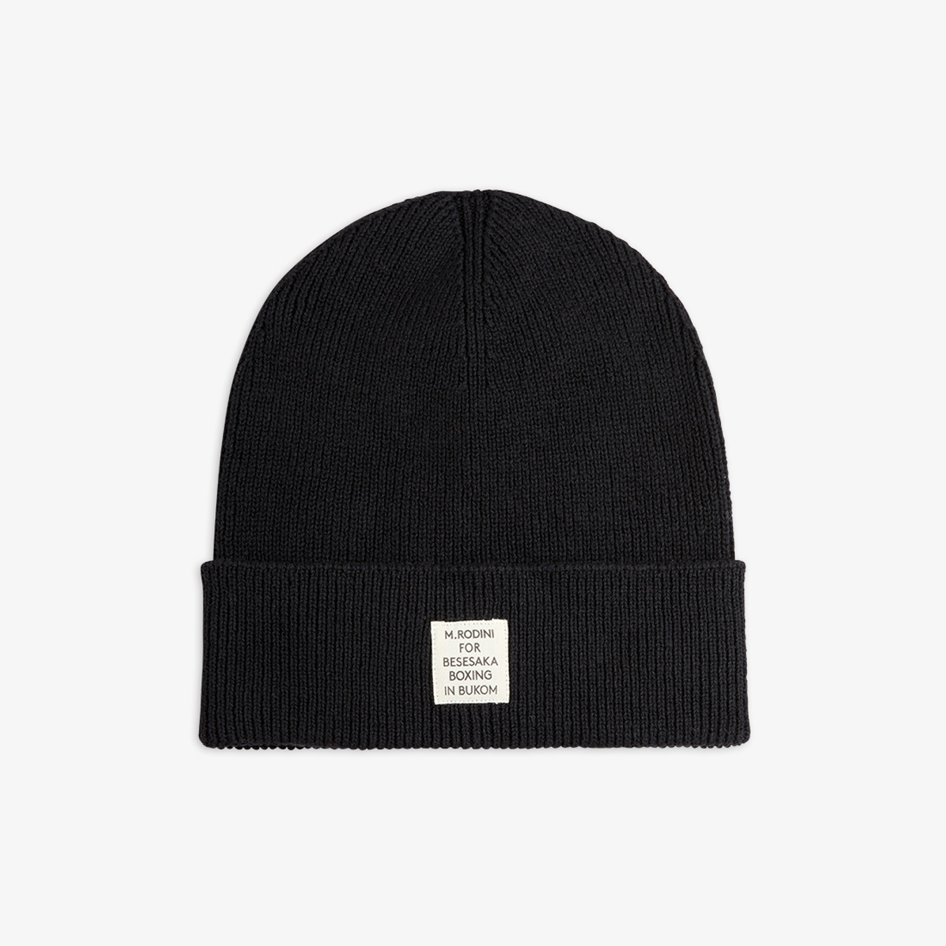 Besesaka Adult Knit Beanie Black | Mini Rodini