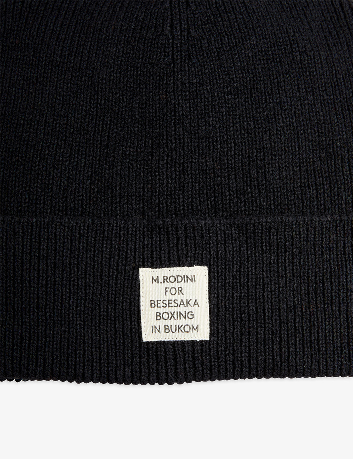 Besesaka Adult Knit Beanie Black | Mini Rodini