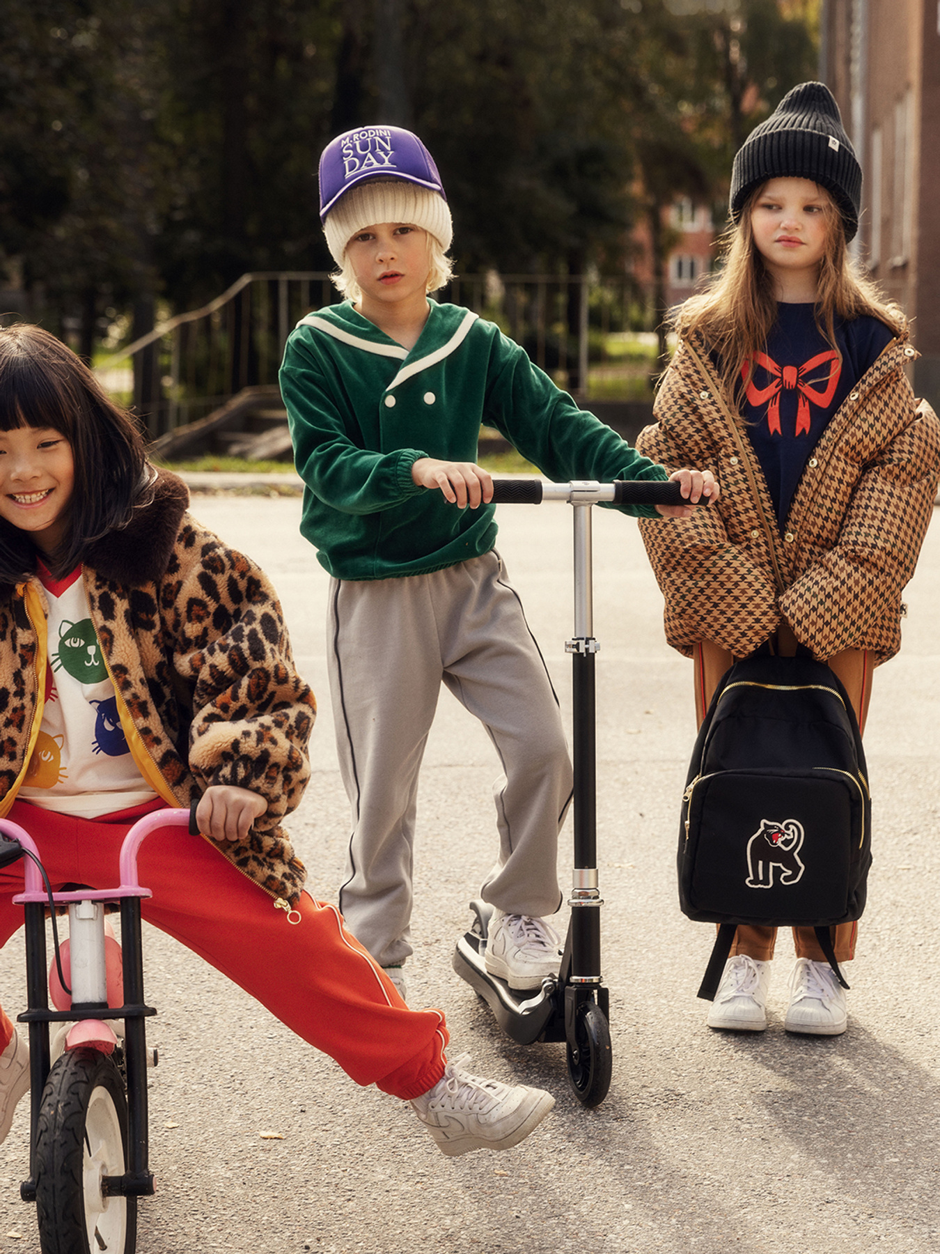 Leopard Faux Fur Jacket Beige | Mini Rodini