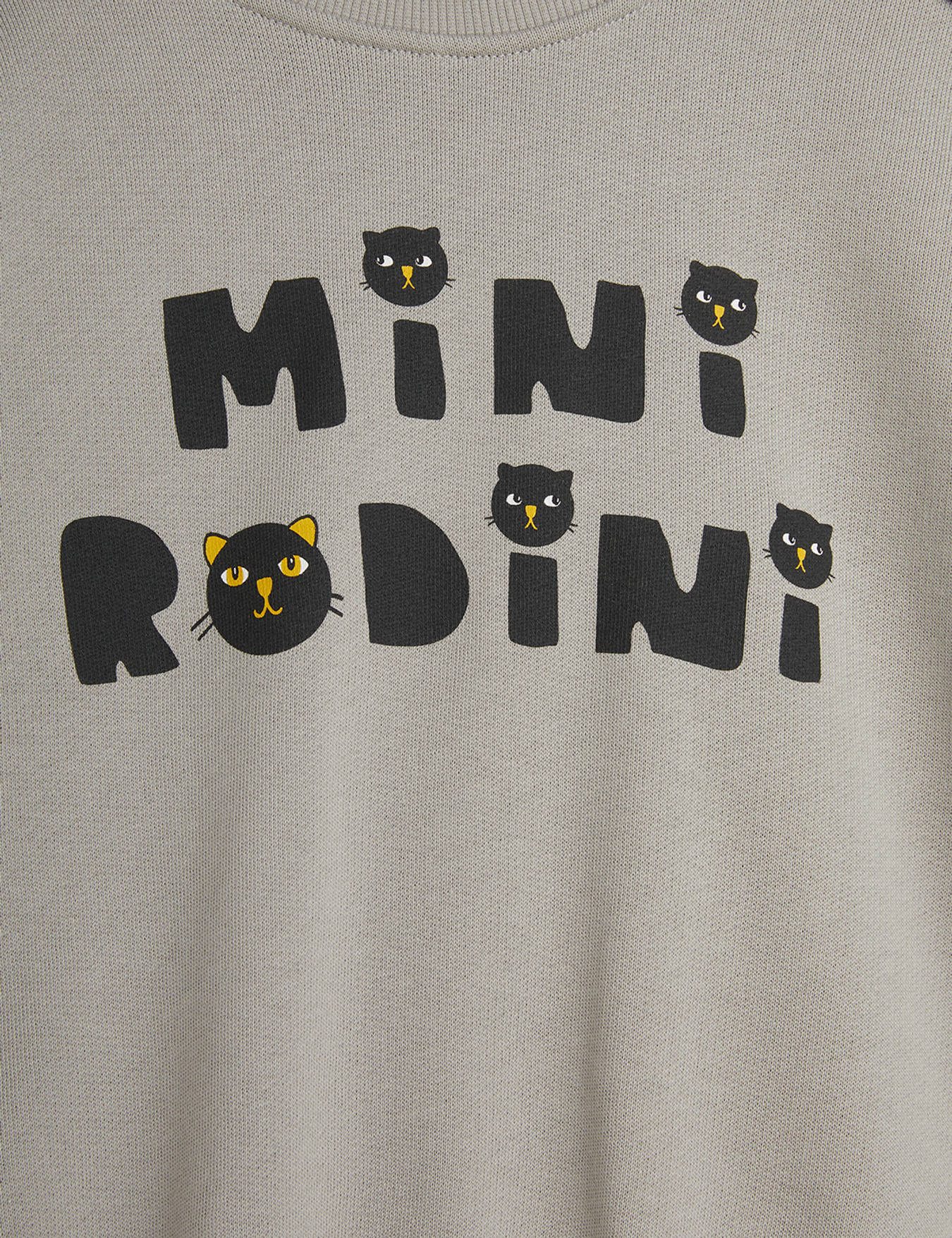 MINI RODINI 猫トレーナー 104/110 Cat Face Sweatshirt Pink | Mini Rodini