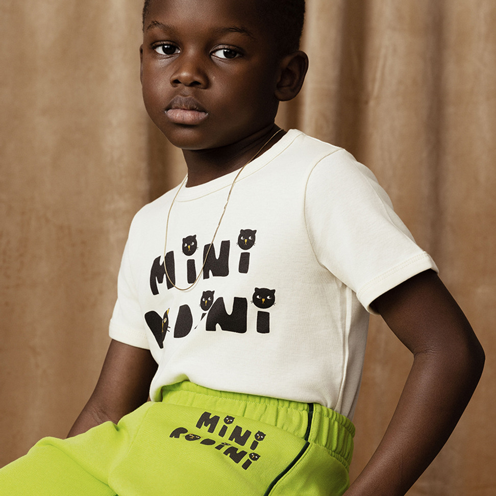 mini rodini ＊ Tシャツ 92-98 Mini Rodini Cats T-shirt Offwhite | Mini Rodini