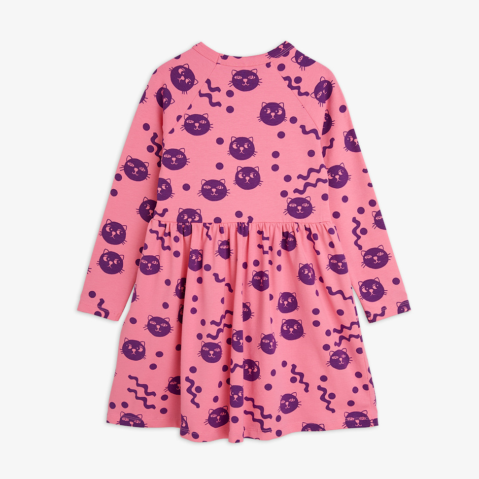 mini rodini CAT SP LS DRESS White 猫ワンピース 321171_1803ffc2-7ccb-4763-b07a