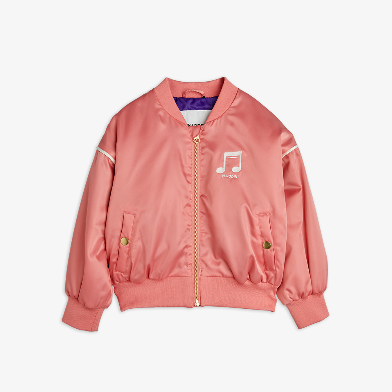 Strawberries Aop Woven Baseball Jacket Green | Luksusbaby