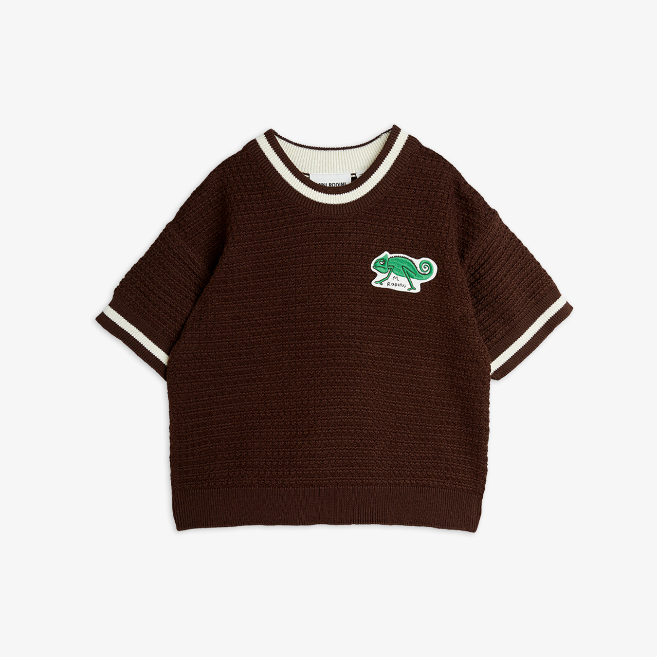 NKINT｜cotton/acetate KNIT t-shirt（mini) cotton/acetate KNIT t
