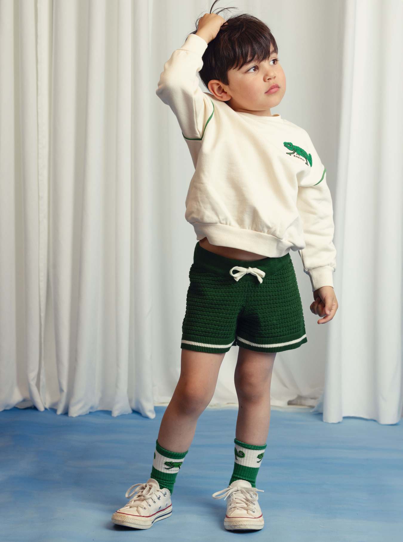 MYNE】2WAY SHORT KNIT/GREEN MYNE】2WAY SHORT KNIT/GREEN