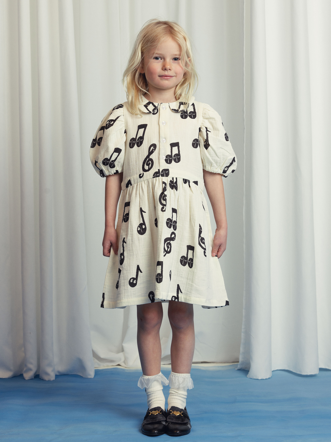 mini rodini dress sale Poplin Smock Dress Brown