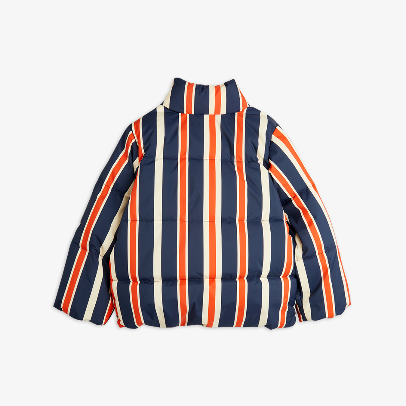 Striped Puffer Jacket Blue | Mini Rodini