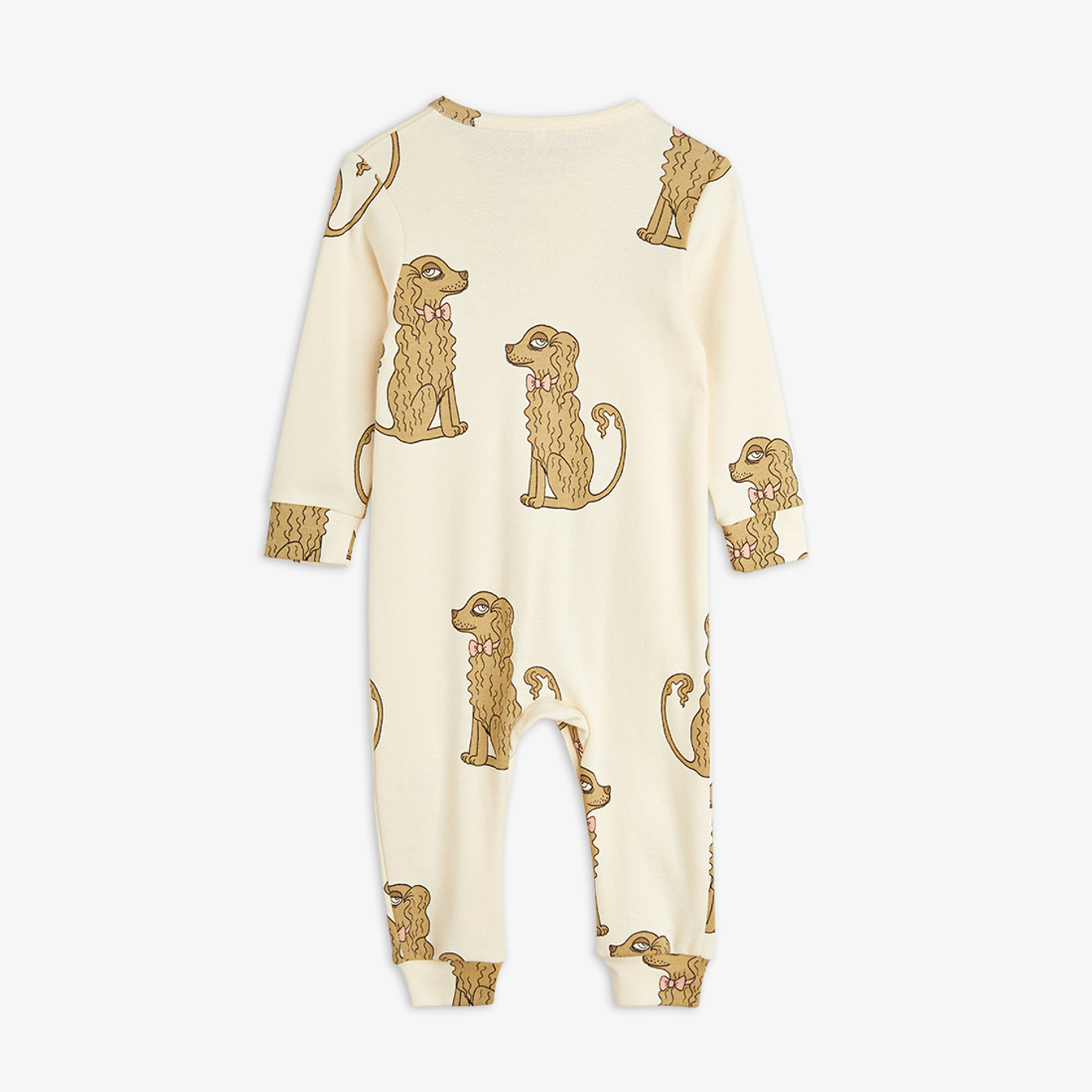 Spaniel Baby Jumpsuit Offwhite | Mini Rodini