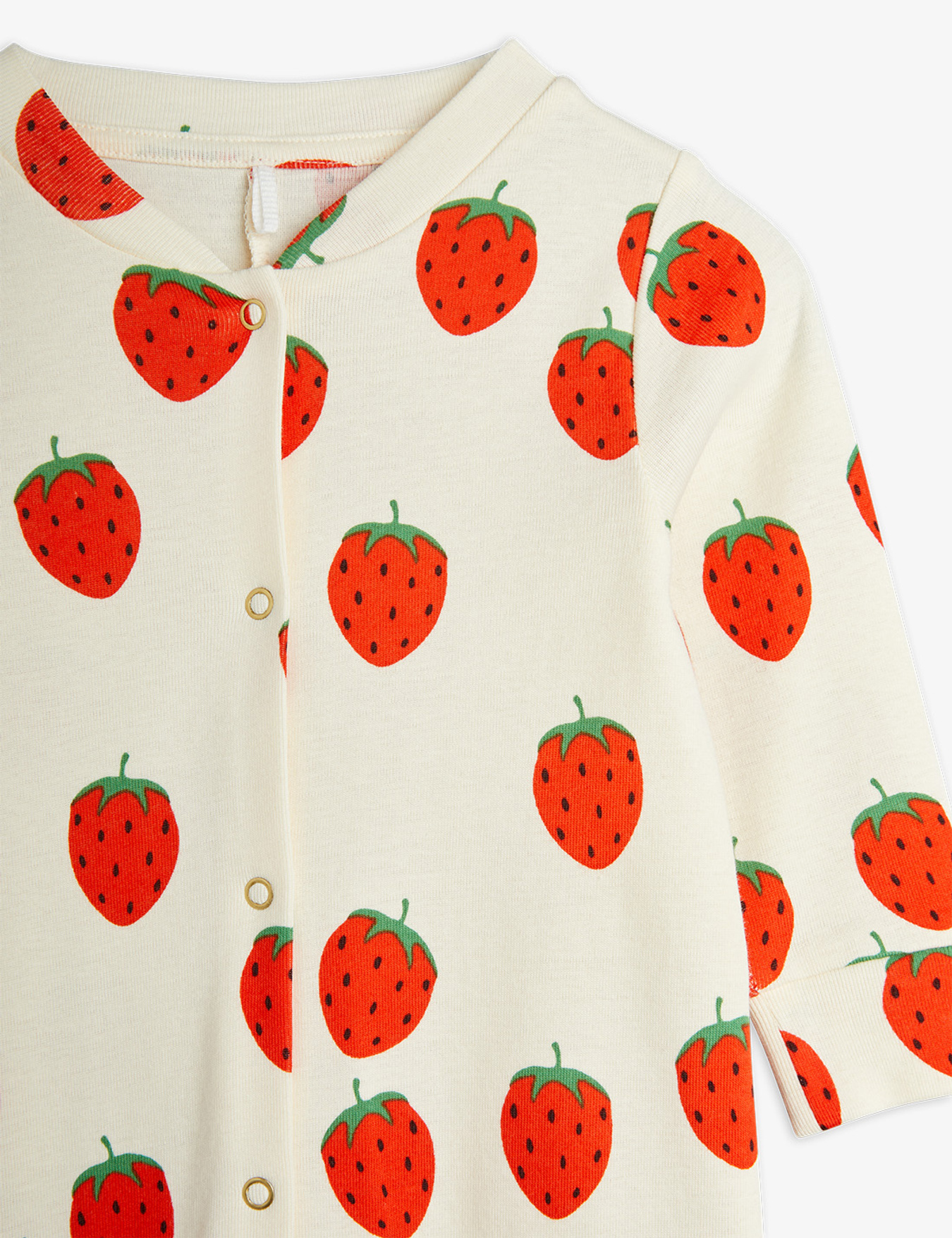 Strawberries jumpsuit baby | Mini Rodini