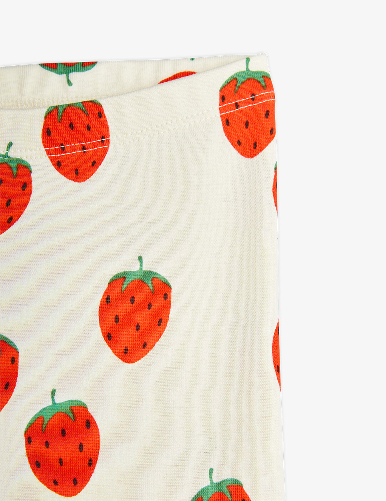 Strawberries leggings Off White | Mini Rodini