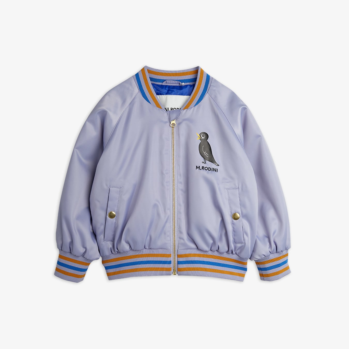 Purple Birds baseball jacket | Mini Rodini