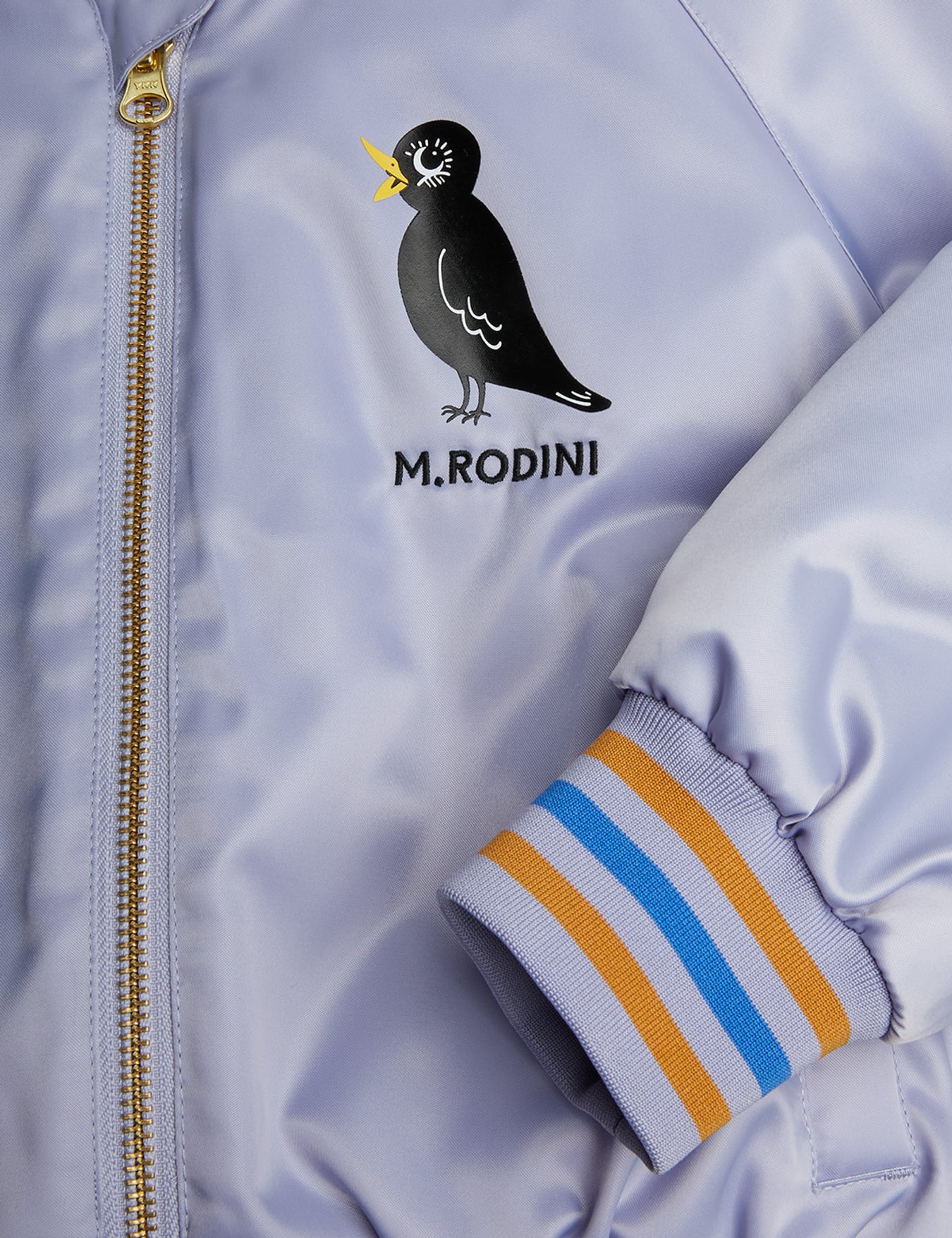 Purple Birds baseball jacket | Mini Rodini