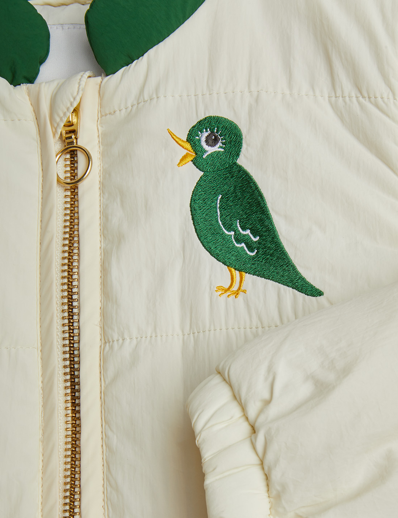Off-white Bird light padded jacket | Mini Rodini