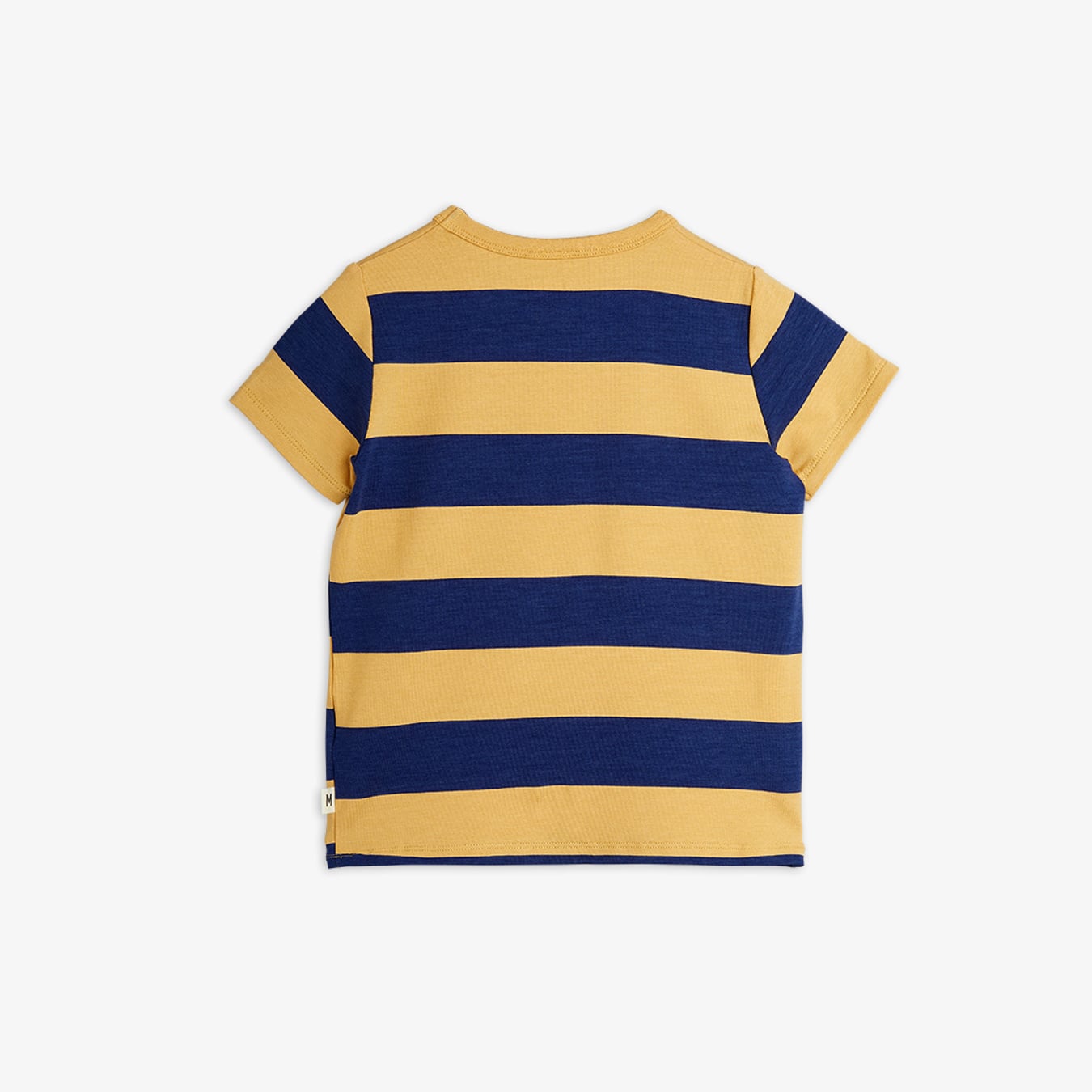 Beige Block stripe T-shirt | Mini Rodini