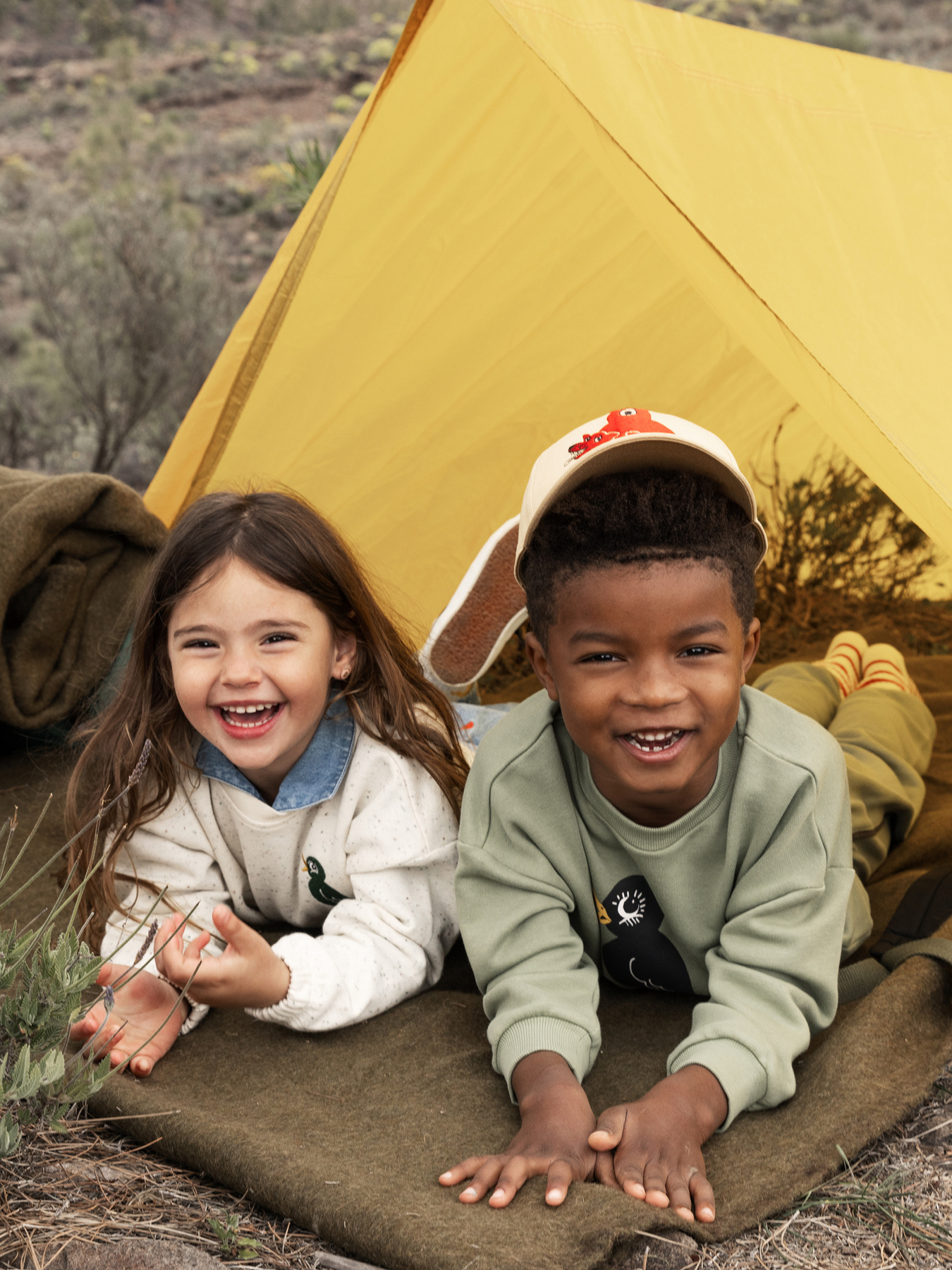 Green Blackbird sweatshirt | Mini Rodini