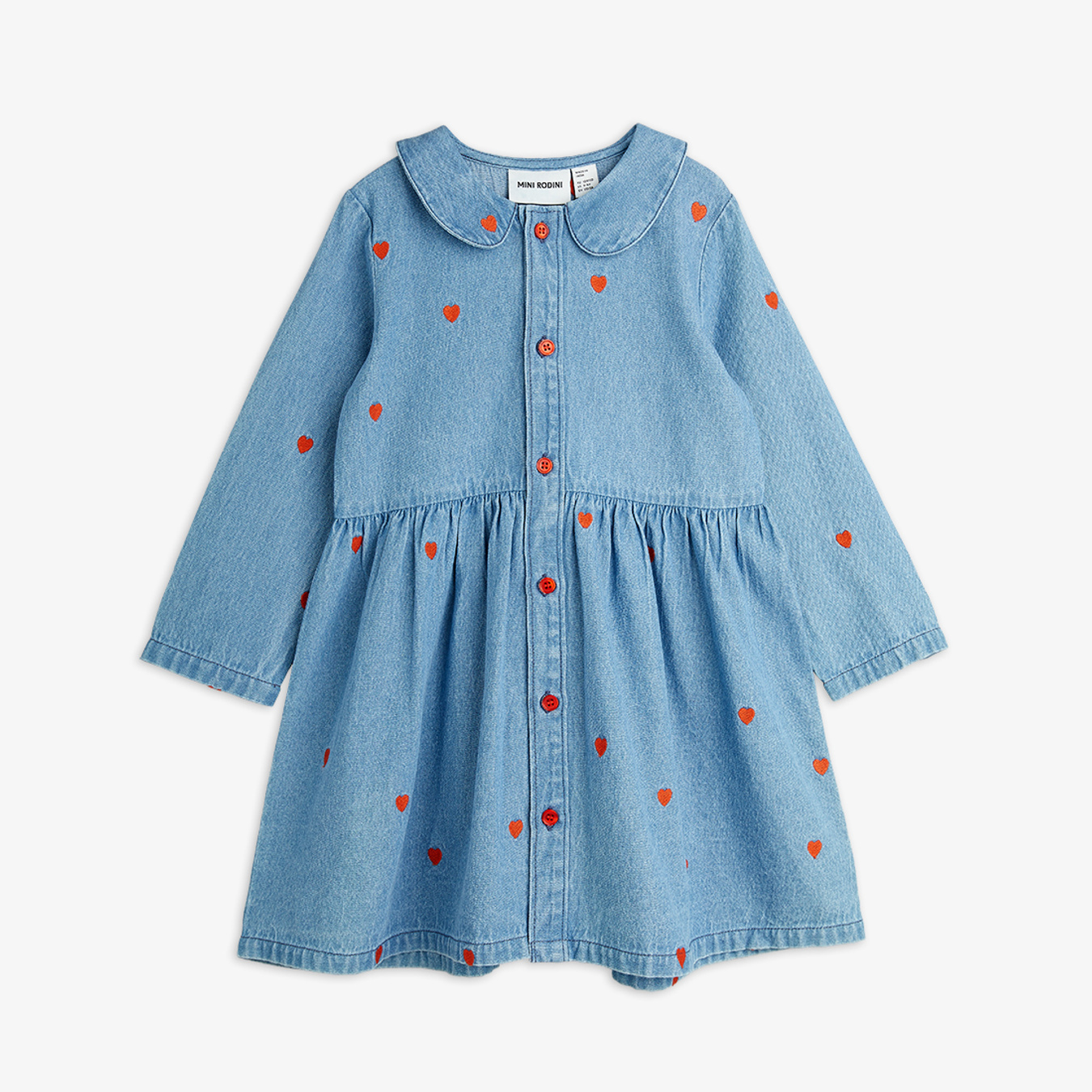 Mini hearts woven dress