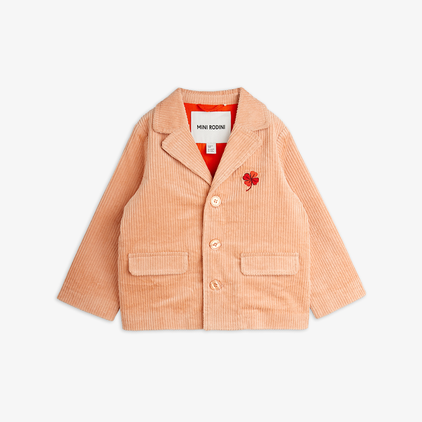 Clover corduroy blazer Pink | Mini Rodini