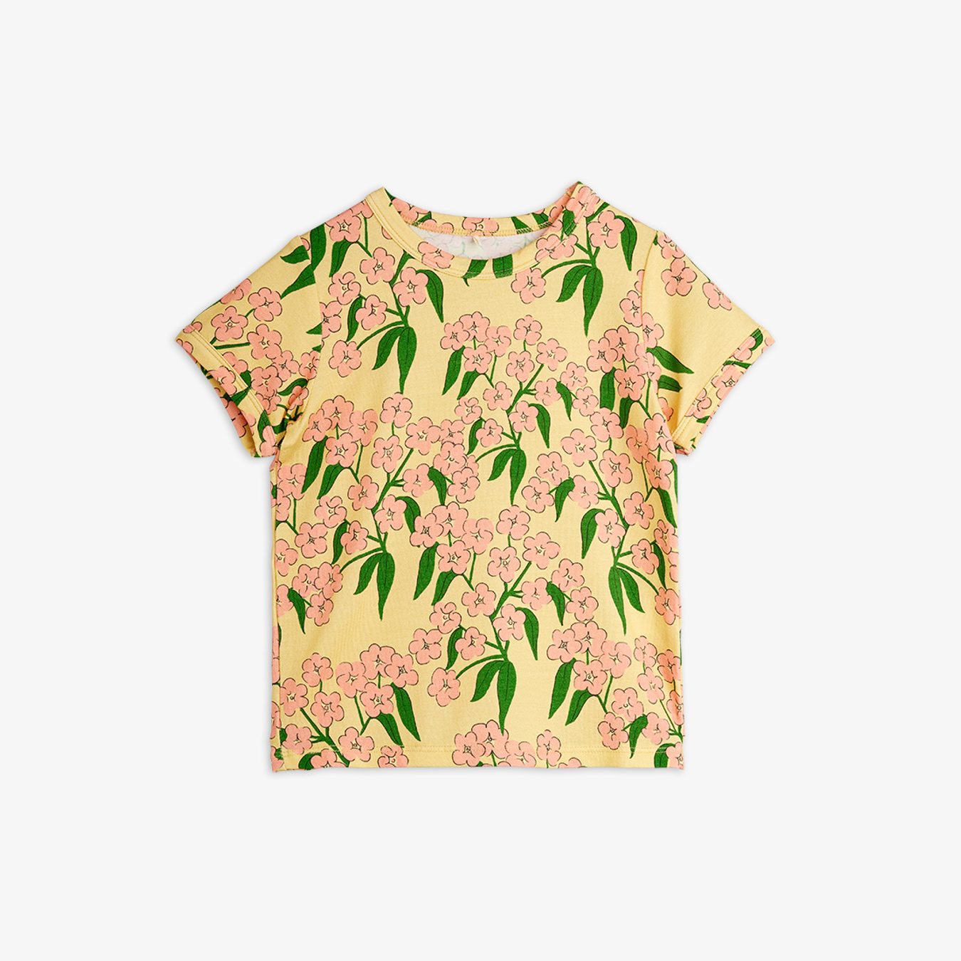 Alpine flowers T-shirt Yellow | Mini Rodini