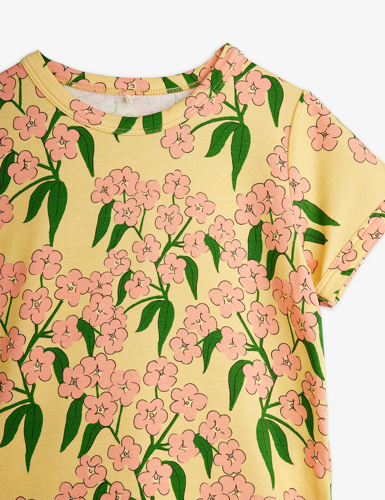 Alpine flowers T-shirt Yellow | Mini Rodini