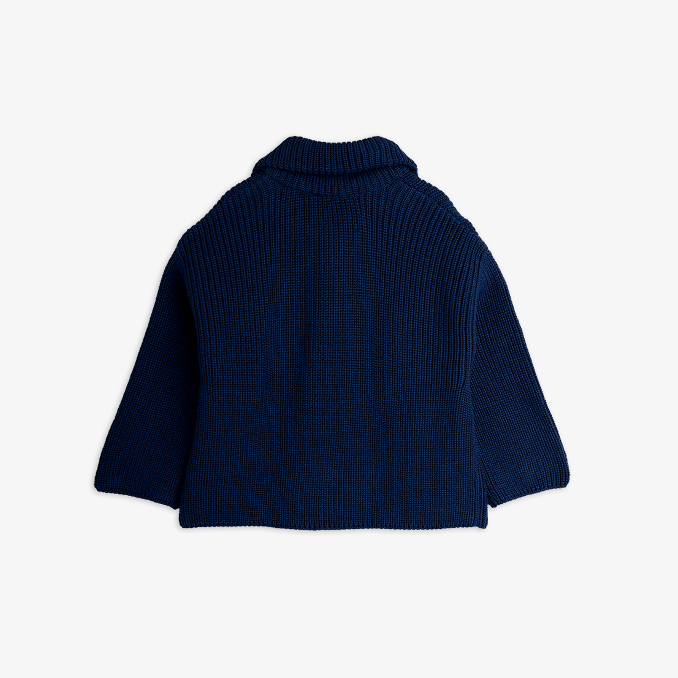 Panda chunky knit sweater Blue | Mini Rodini