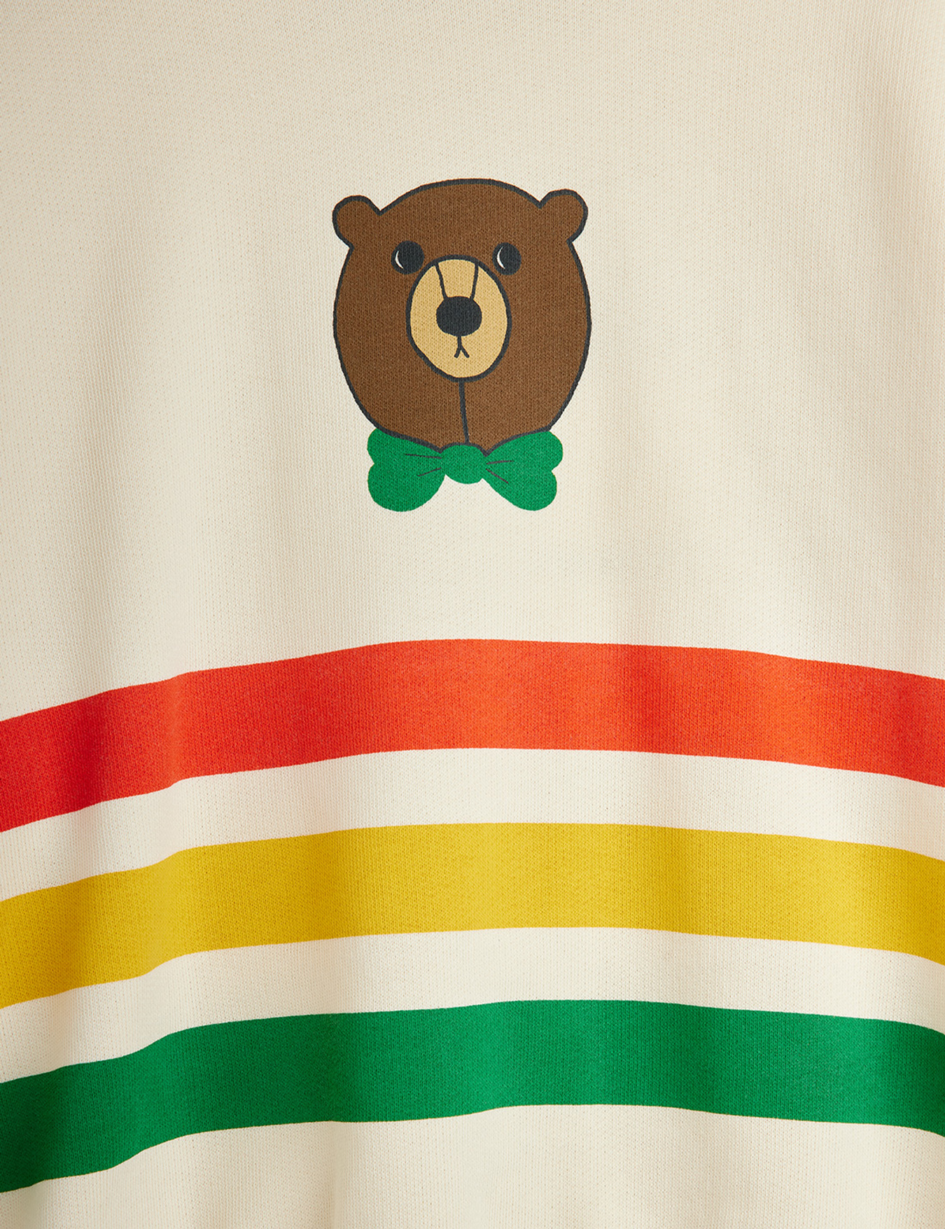 小物 NICENESS RICHIE Bear stripe sweatshirt Offwhite | Mini Rodini