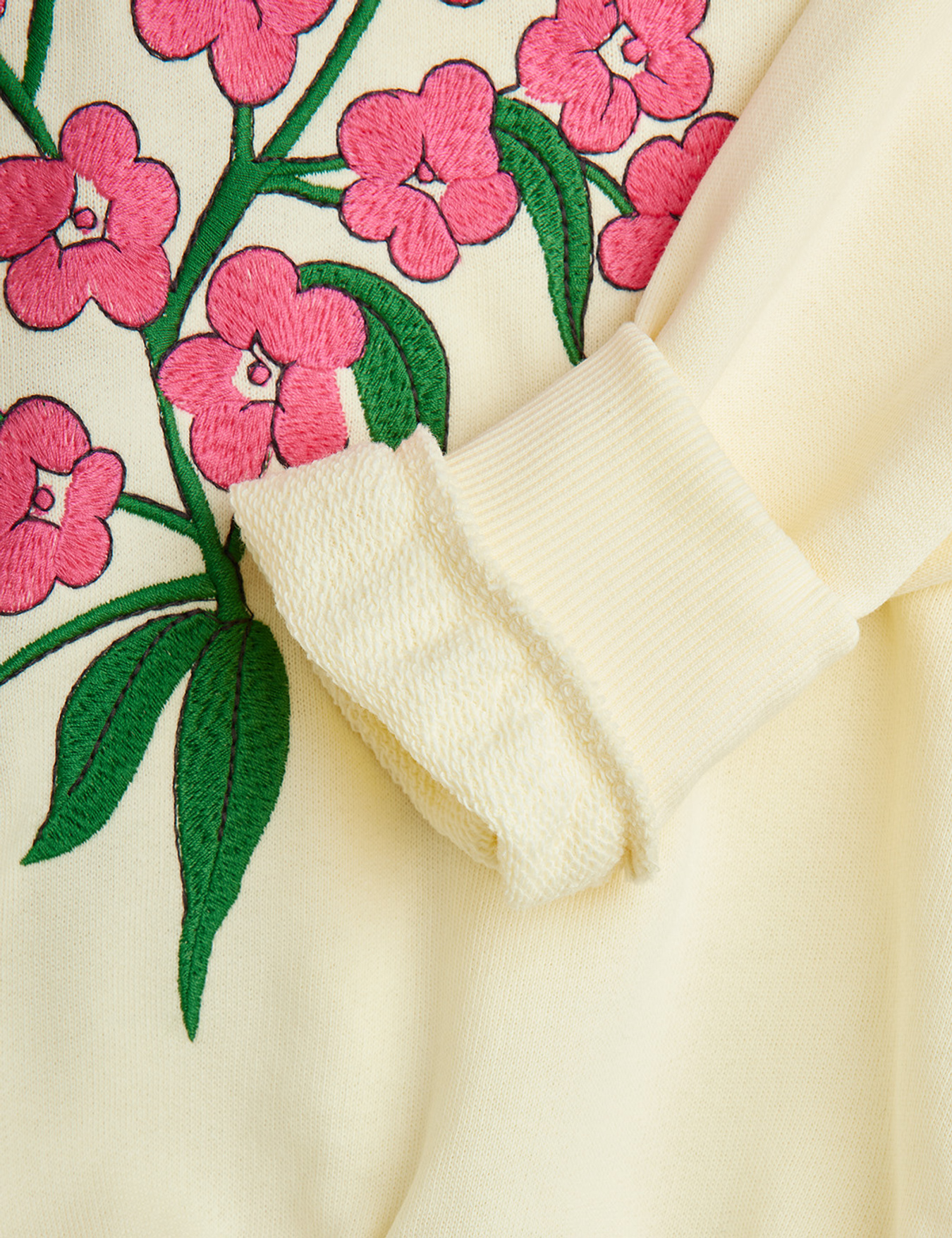 Alpine flowers sweatshirt Off-white | Mini Rodini